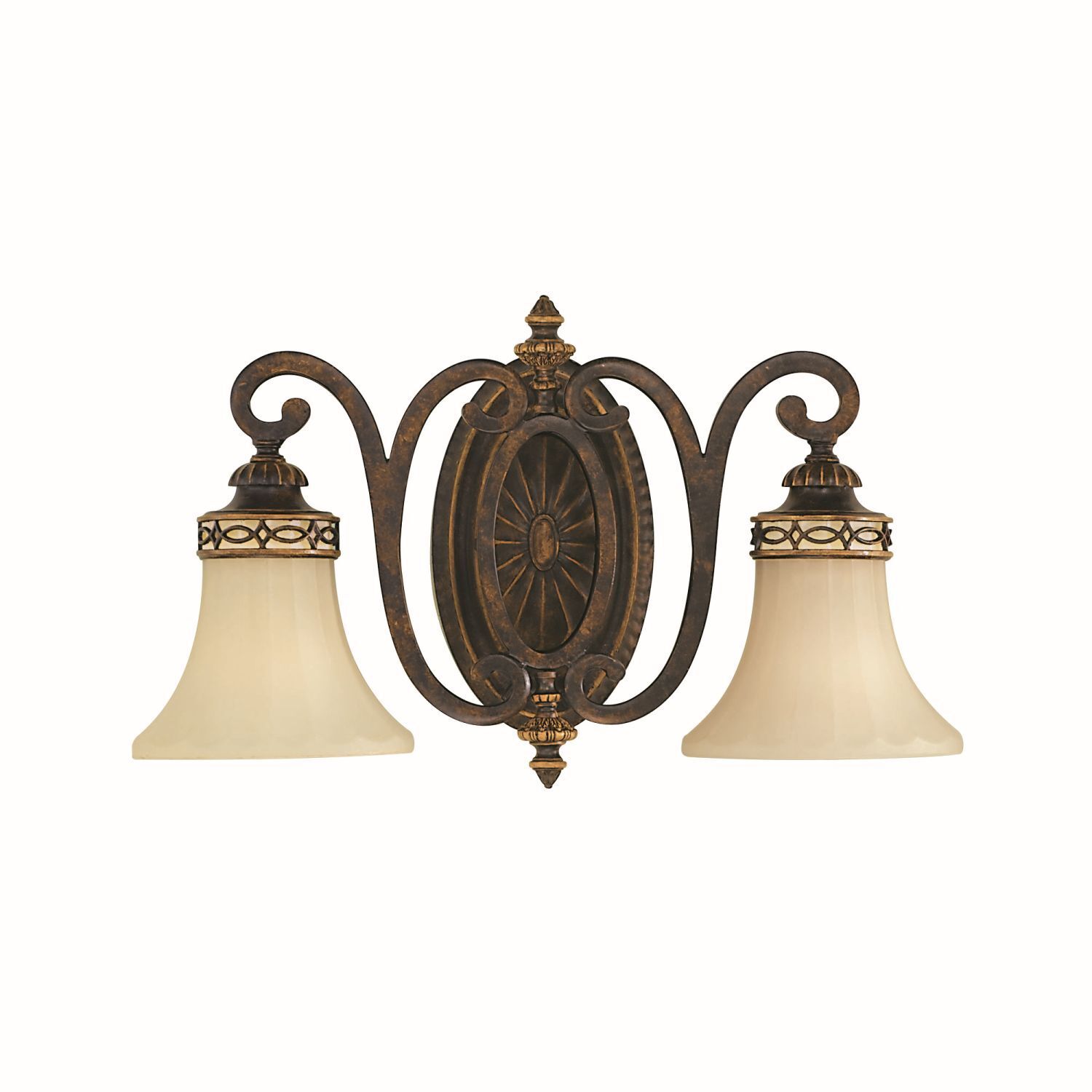 Applique ANABELL 1 Marron 2xE27 Lampe de campagne