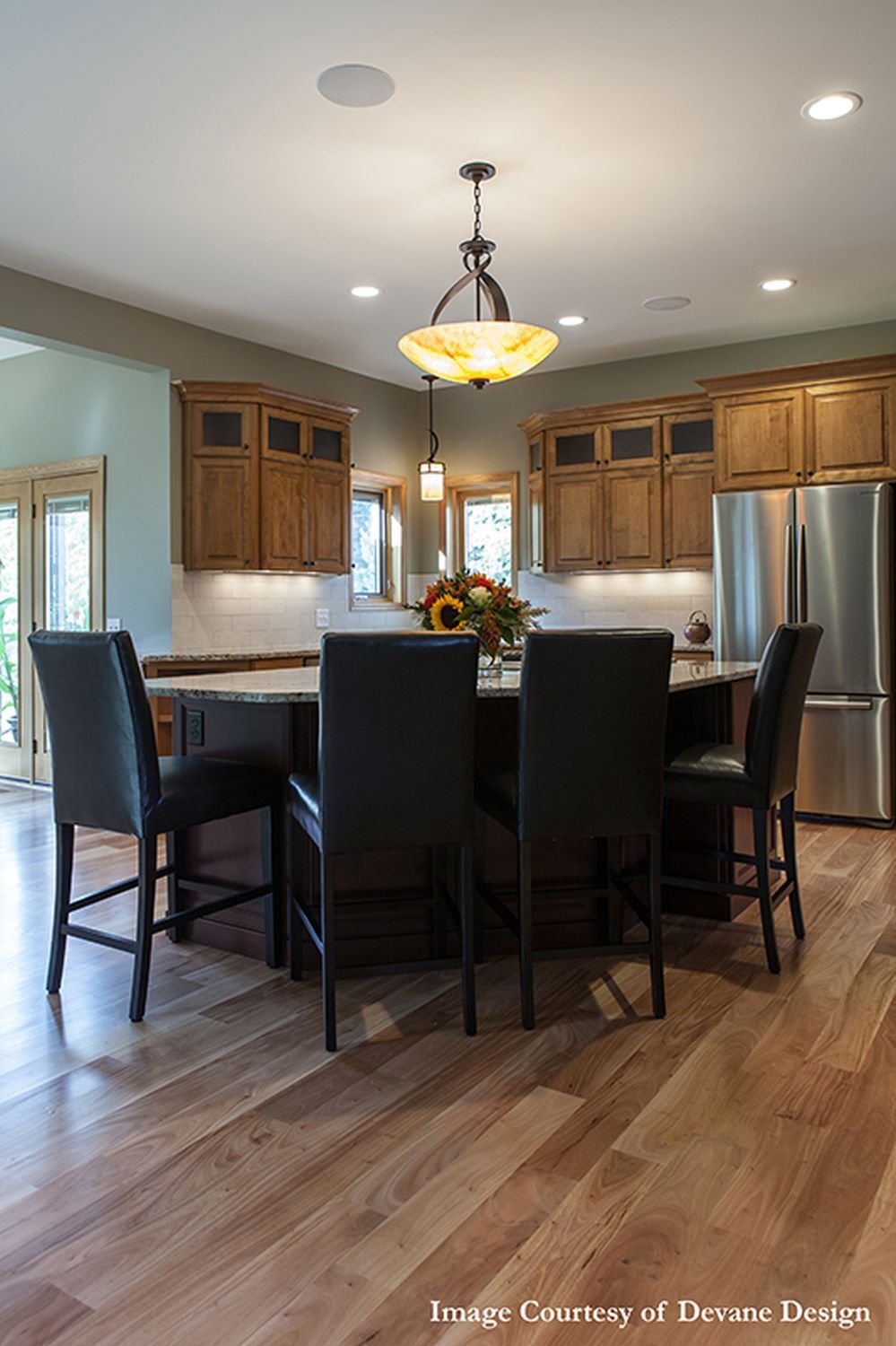 Plafonnier LAPIDE Jaune Noir Lampe design Speisesaal, Esstisch, Fußboden, Bodenbeläge, Hartholz