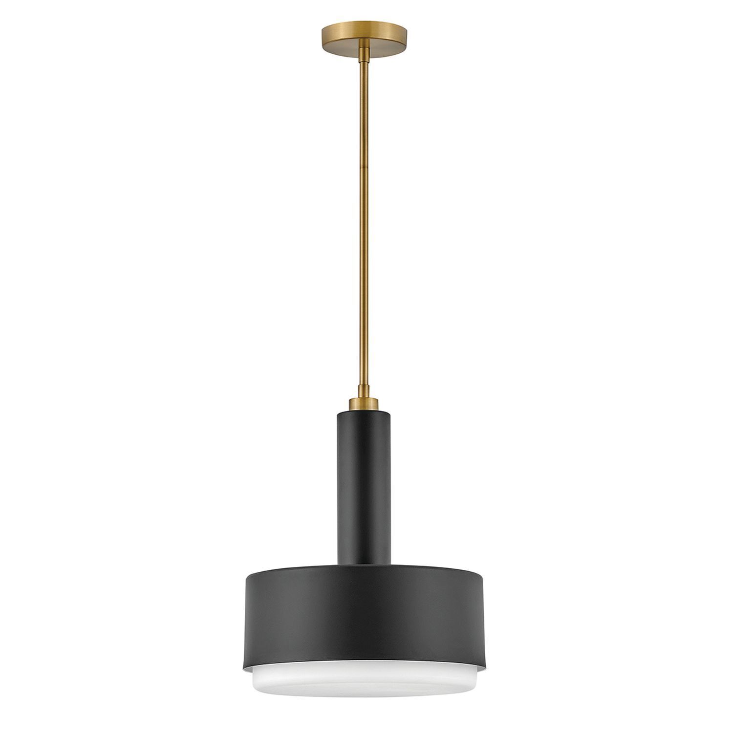 Suspension noir laiton D : 33 cm métal verre 2x E27 Lampe, Deckenleuchte