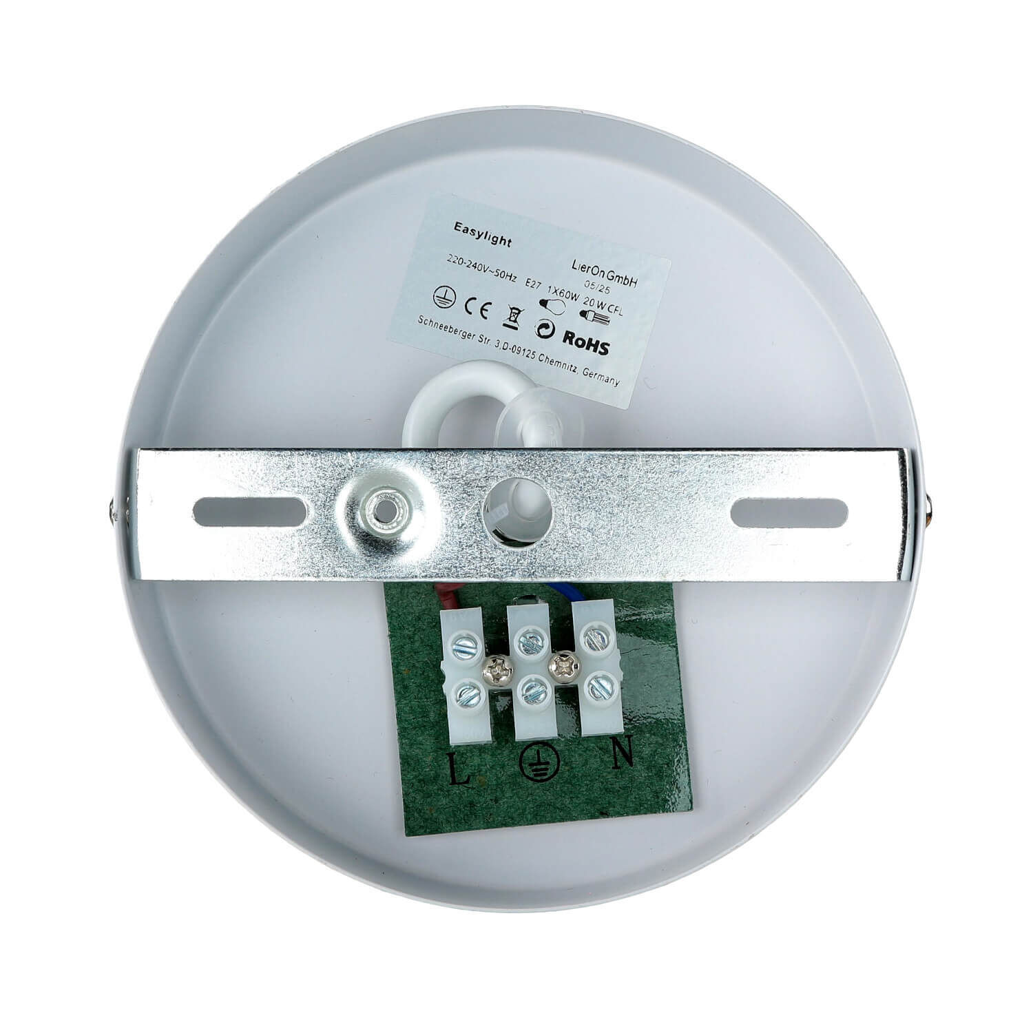 Hängeleuchte Schirm Creme Gold Retro rund Esstisch Elektronik, Hardware