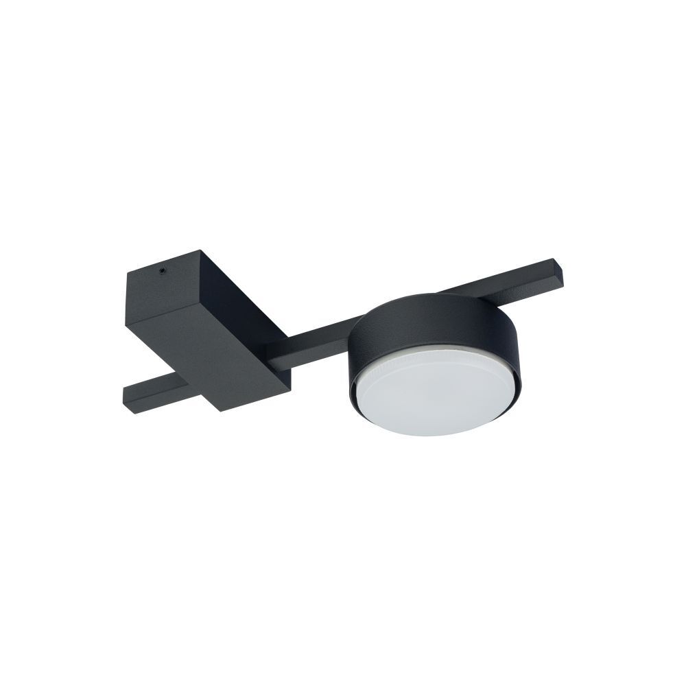 Plafonnier noir petit L:23cm Aluminium Métal