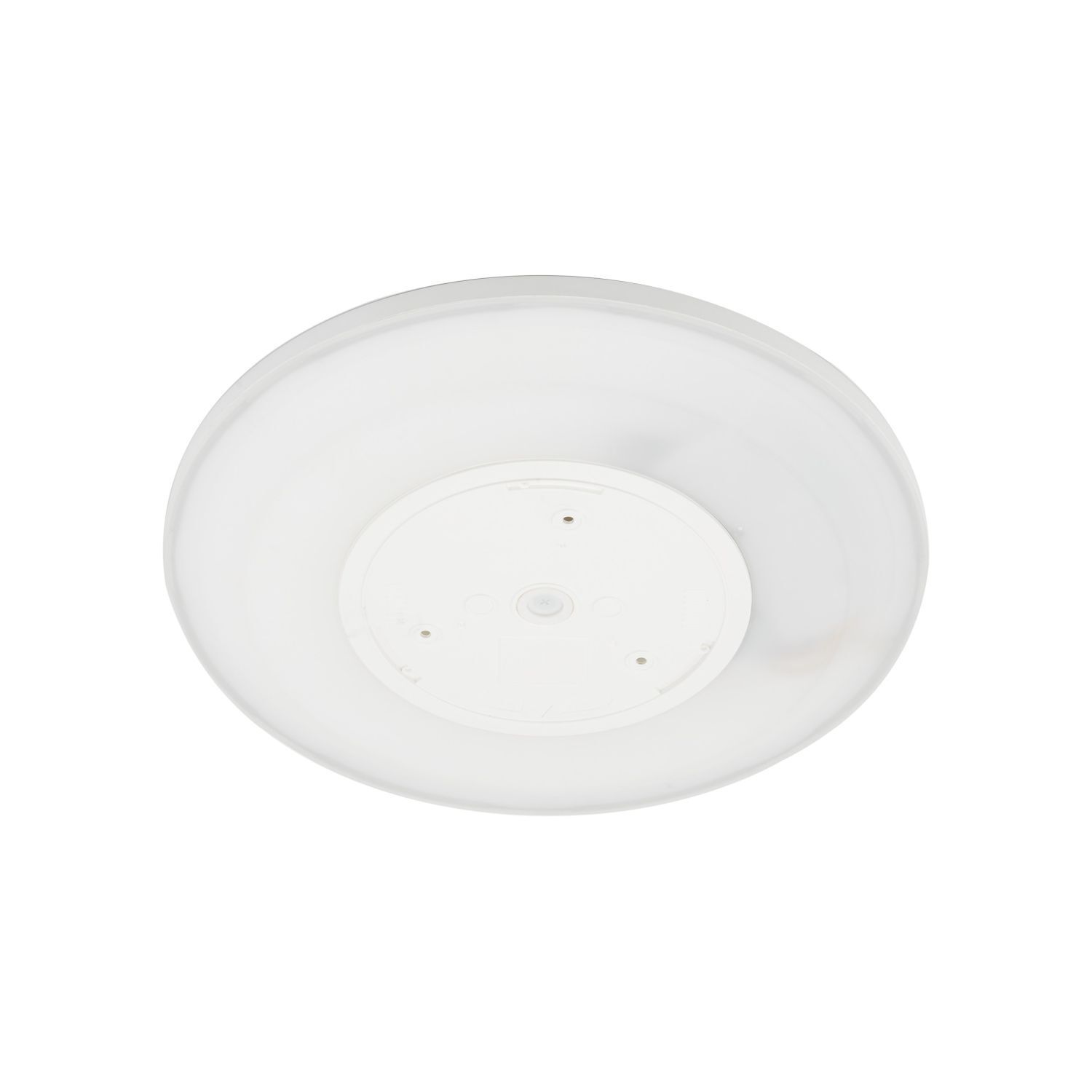 Plafonnier LED dimmable IP54 40 cm rond blanc 3 modes d'éclairage