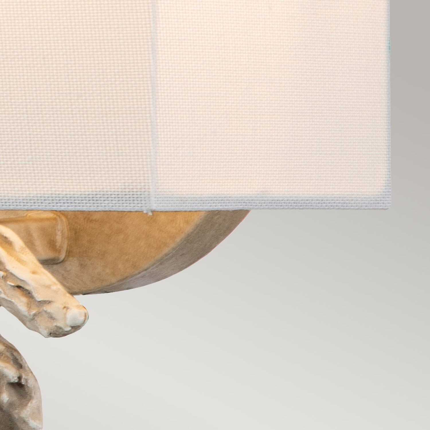 Petite applique Tissu H : 25,4 cm Crème Blanc