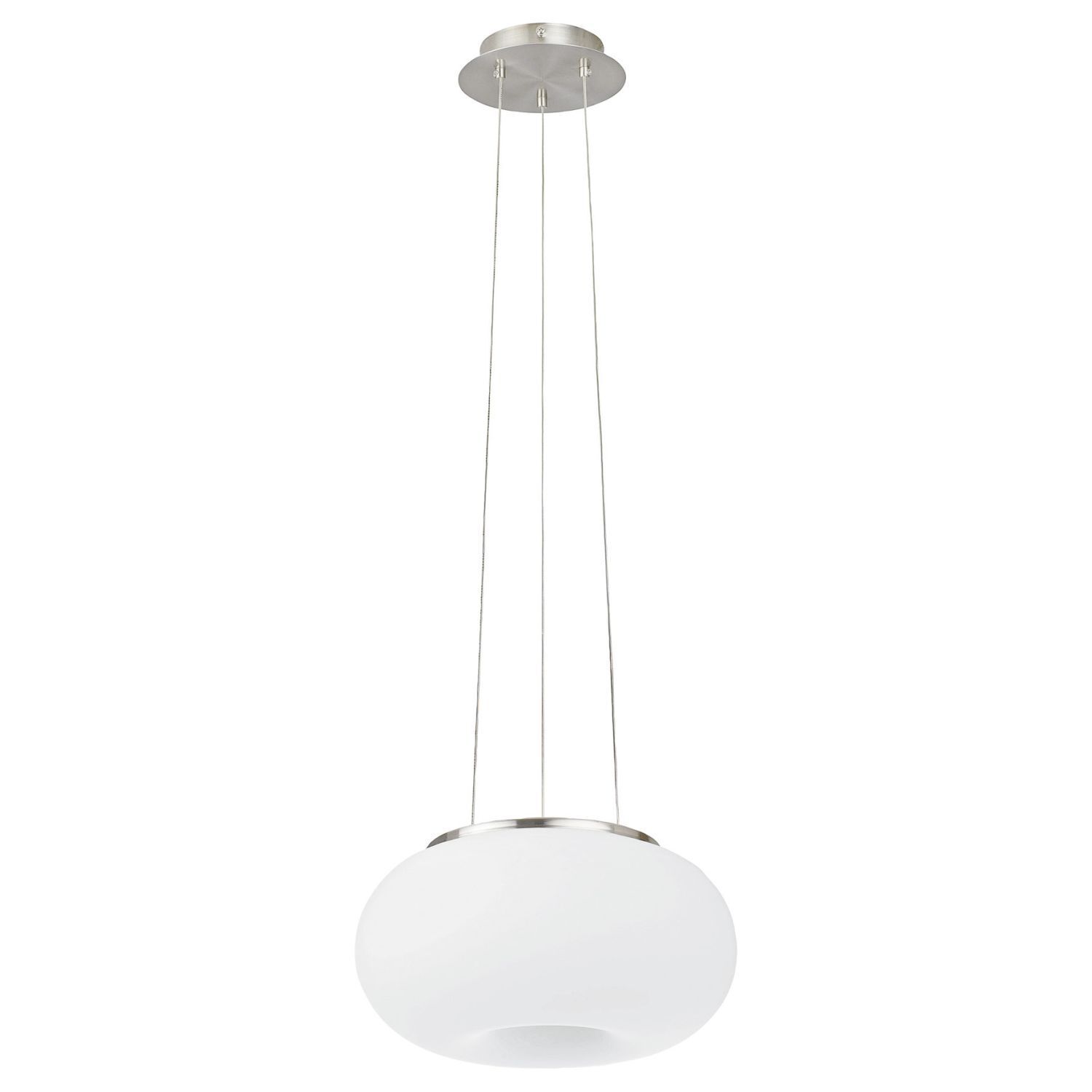 Extraordinaire lampe à suspendre Optica Blanc Ø28cm 2-Flmg