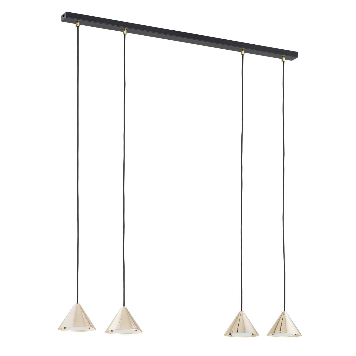 Suspension noir or L : 90 cm H : max. 100 cm réglable
