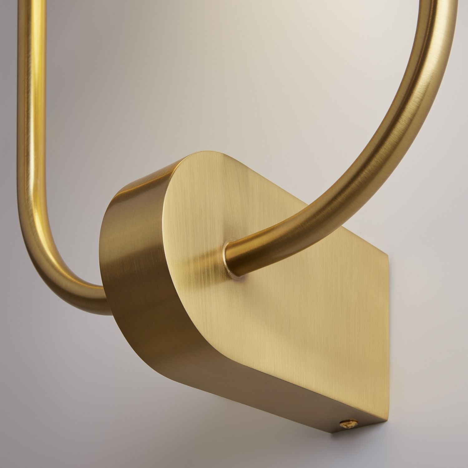 gold, messing, wandlampe, Wandleuchte, gekrümmter Arm