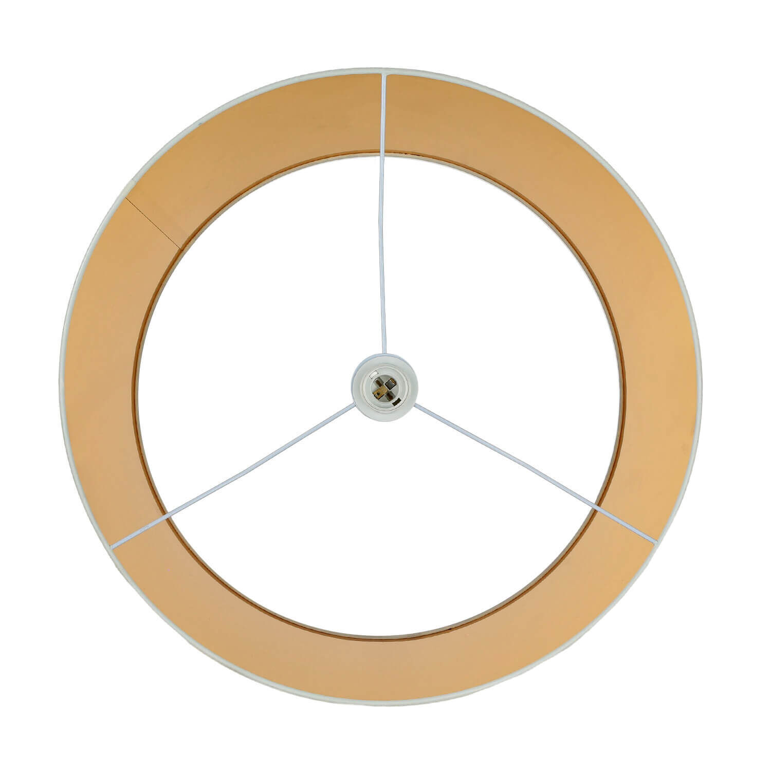 Hängeleuchte Schirm Creme Gold Retro rund Esstisch Hängeleuchte Schirm Creme Gold Retro rund Esstisch