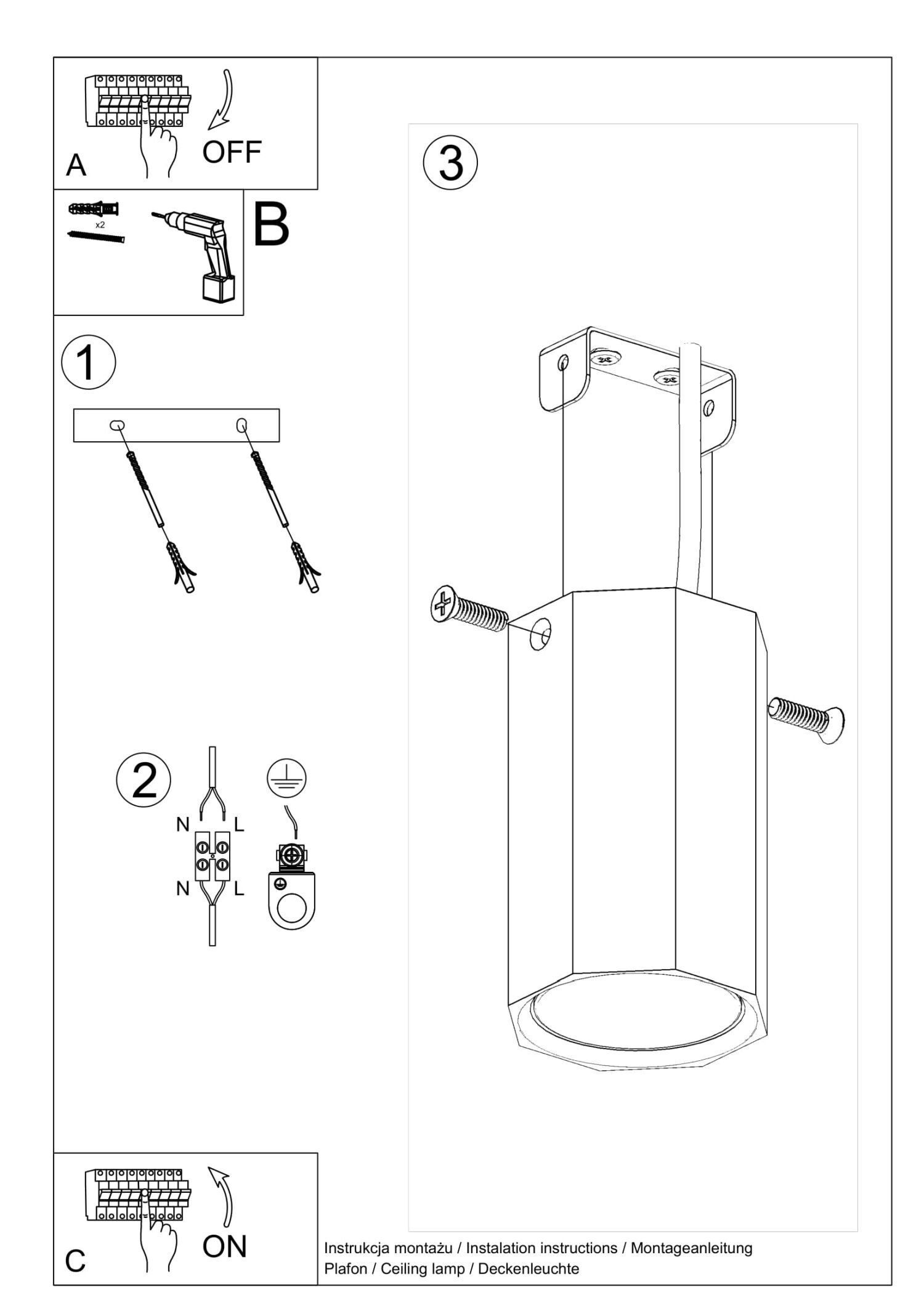 Plafonnier bois H : 10 cm petit plat faible éblouissement GU10