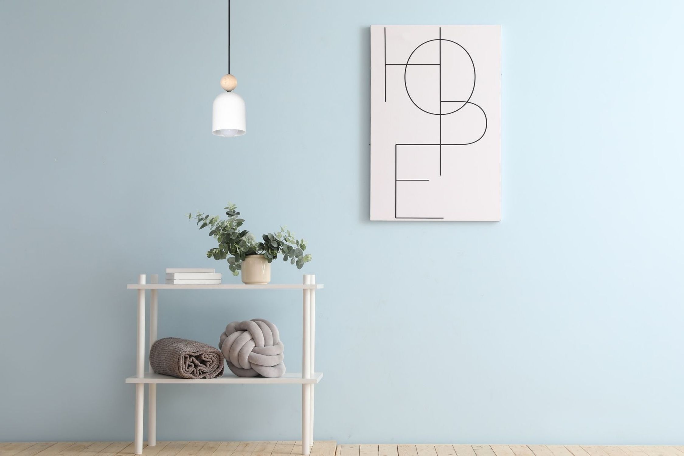 Lampe à suspendre en métal et bois E27 Ø11 cm ronde Pflanze