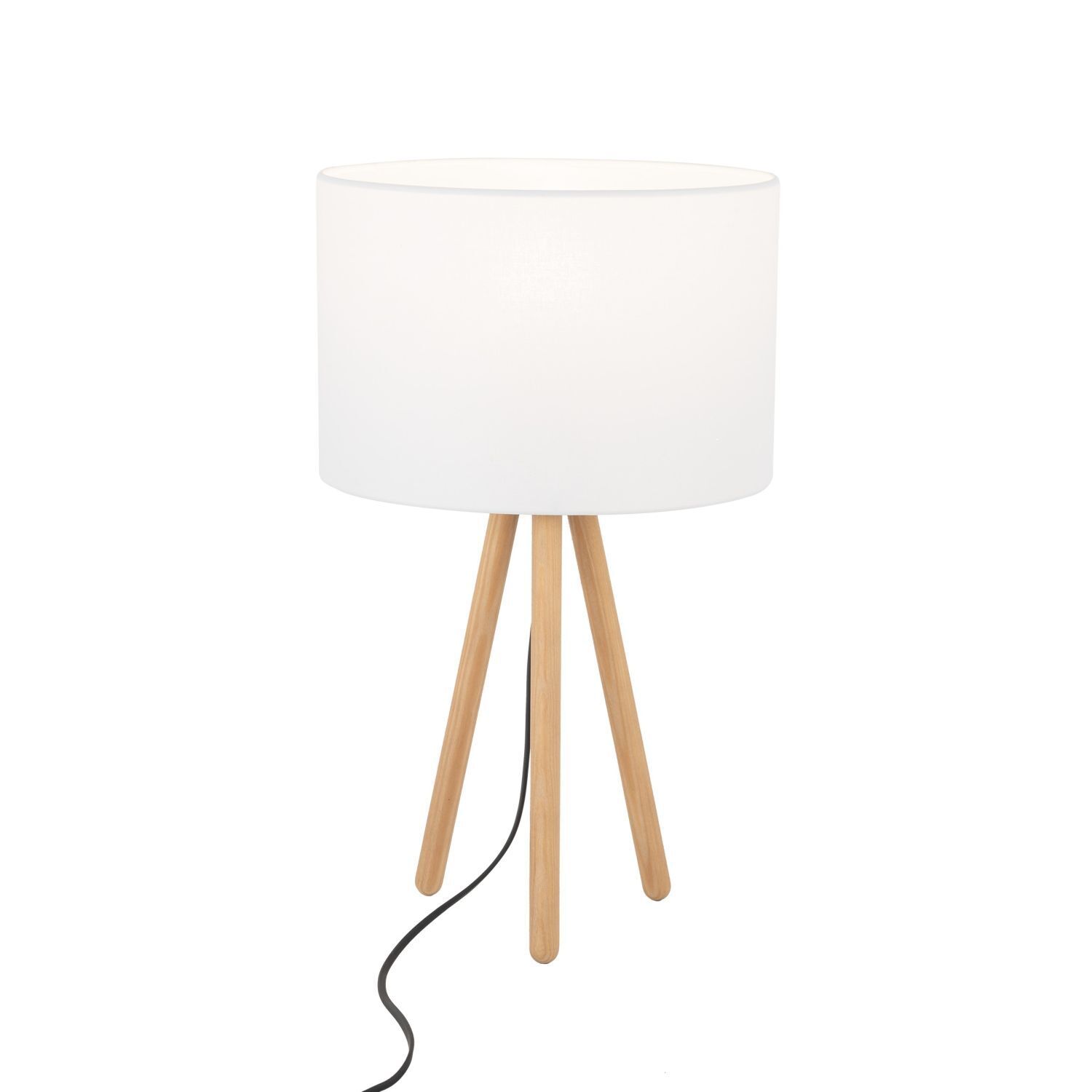 Tischlampe, Lampenschirm, Holzbeine, Stehlampe, Kabelschalter
