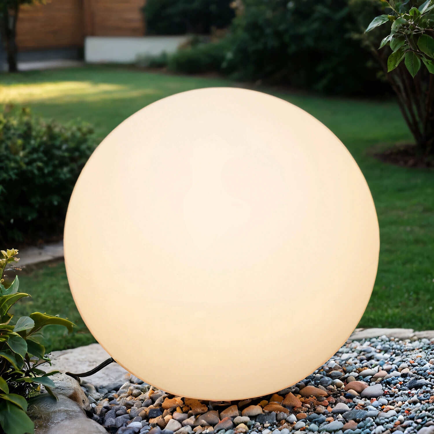 Lampe boule câble fiche Ø 60 cm IP65 incl. E27 LED grande Sphäre, Ballon