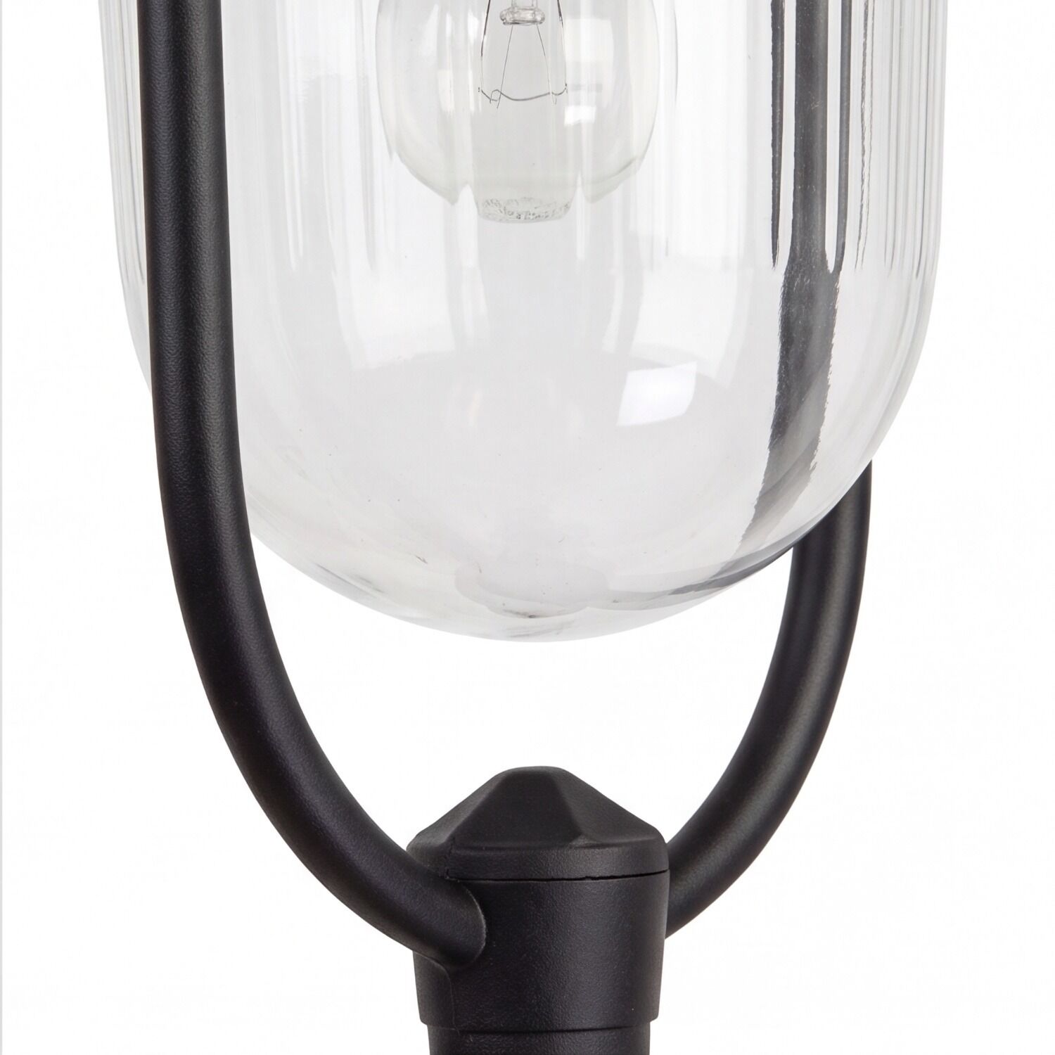 le51521-stehlampe-terrasse-aussen-metall-glas-rustikal-e27-ip44-schwarz-06 Lampe, Glas, Halterung, E27 Lampe, Glastextur