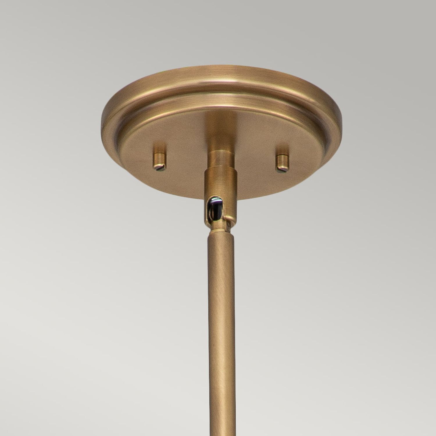 Lampe à suspendre Abat-jour en verre D : 32,4 cm rond H : max. 110 cm Bronze, Badezimmer, Drinnen, Zimmer, Duscharmatur