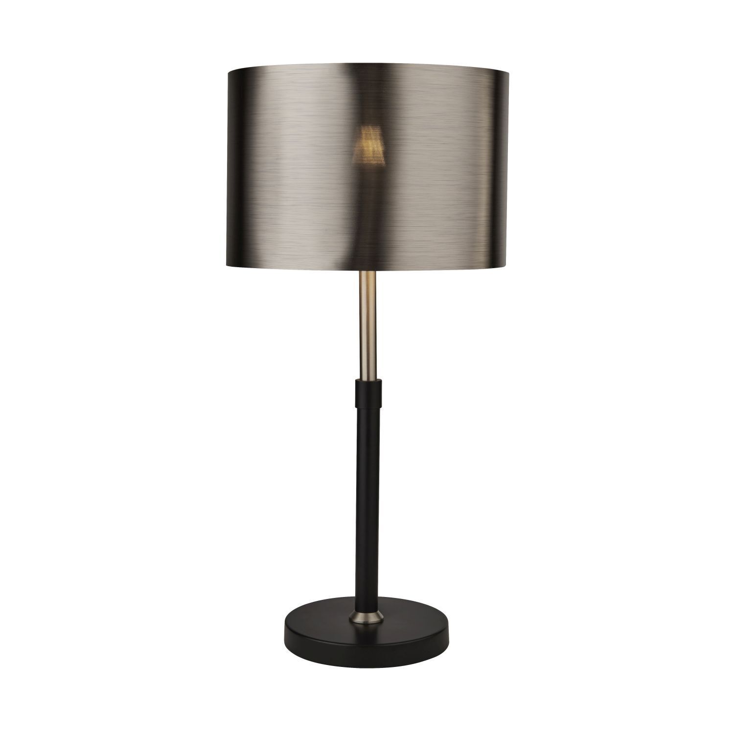 Lampe de chevet E27 59,5 cm Noir Moderne