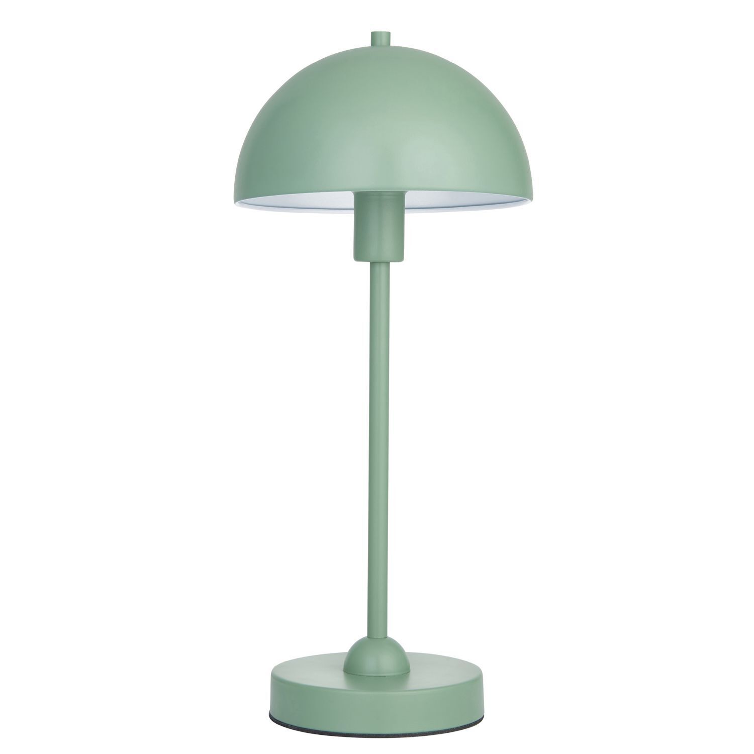 Lampe champignon métal 41 cm de haut vert menthe E14 Bauhaus