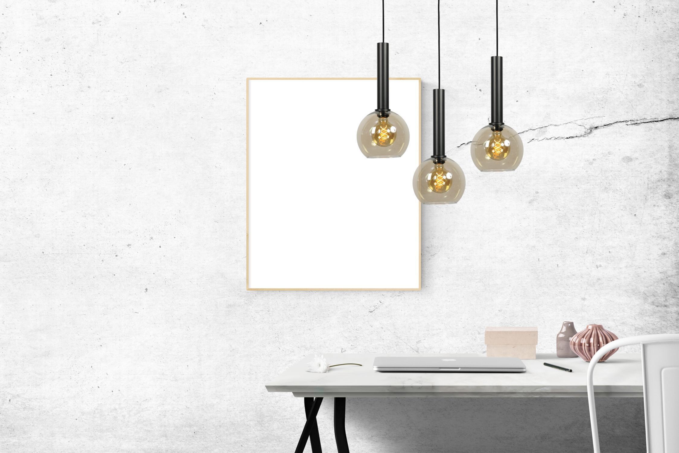 Suspension Abat-jour sphérique Ø 20 cm Verre réglable E27