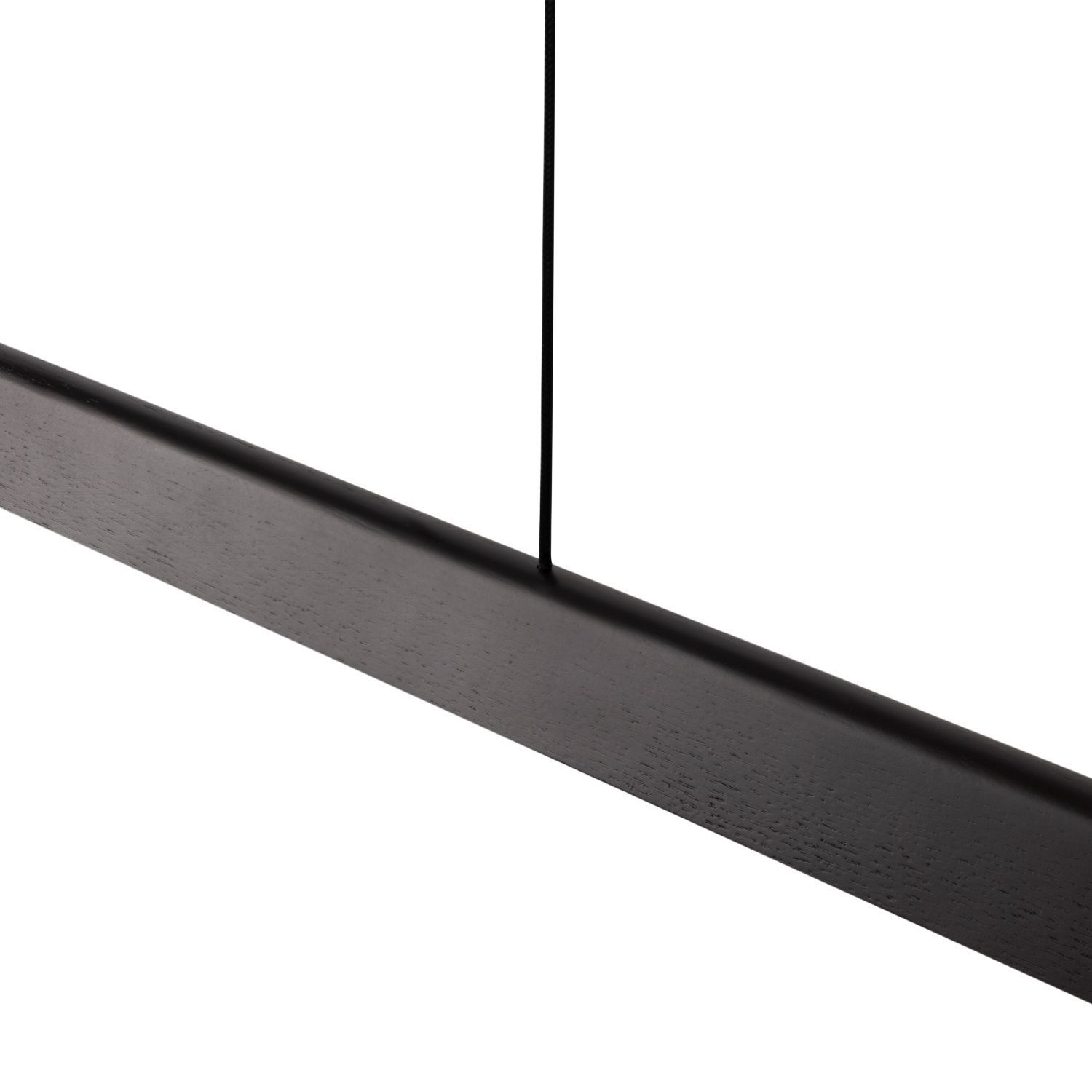 LED Hängelampe Holz Schwarz 2200 K L:180 cm edel pendant, schwarz, Holz, hängend, linear