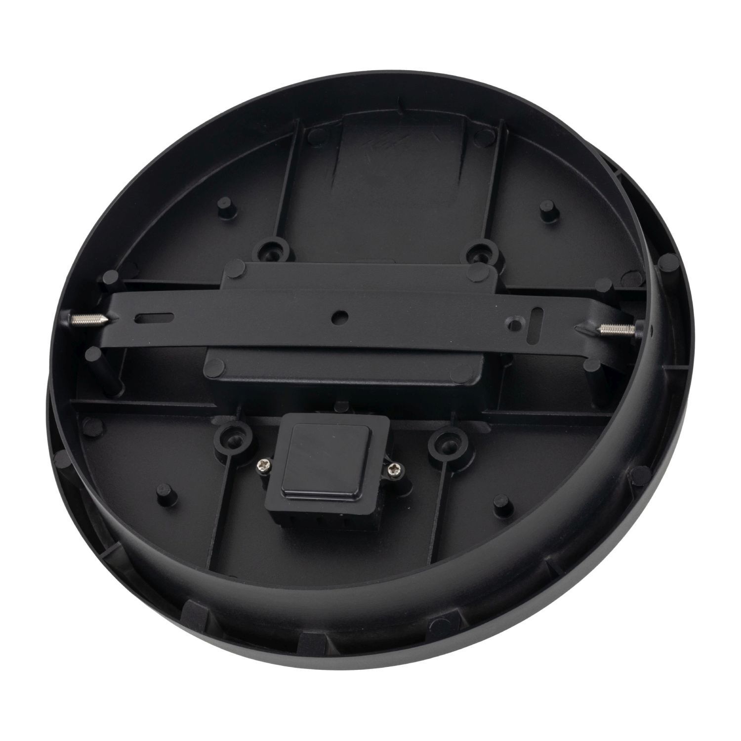 Applique extérieure ronde à LED IP54 aluminium noir 18 W