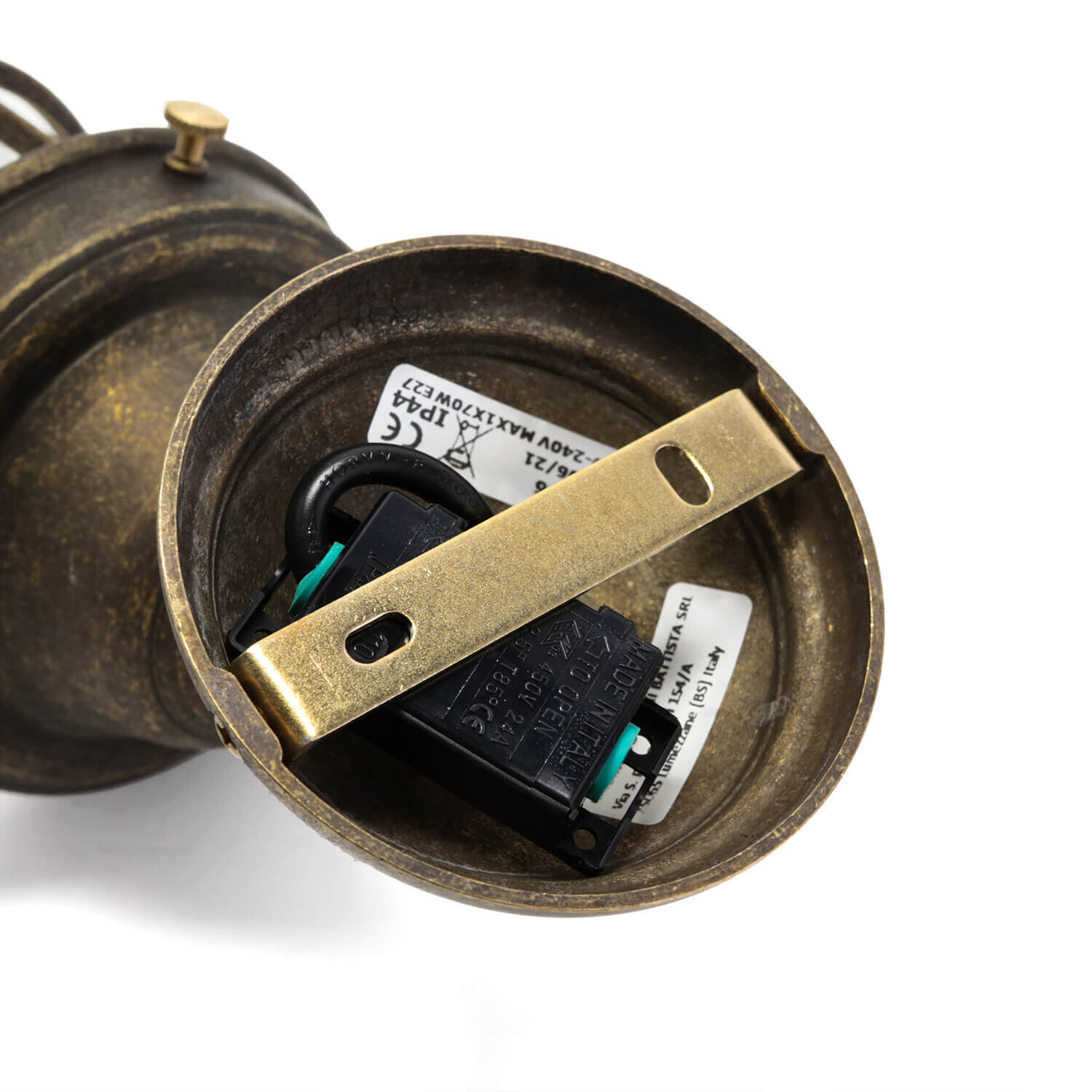 Wand Außenleuchte echtes Messing Bronze Wand Außenleuchte echtes Messing Bronze