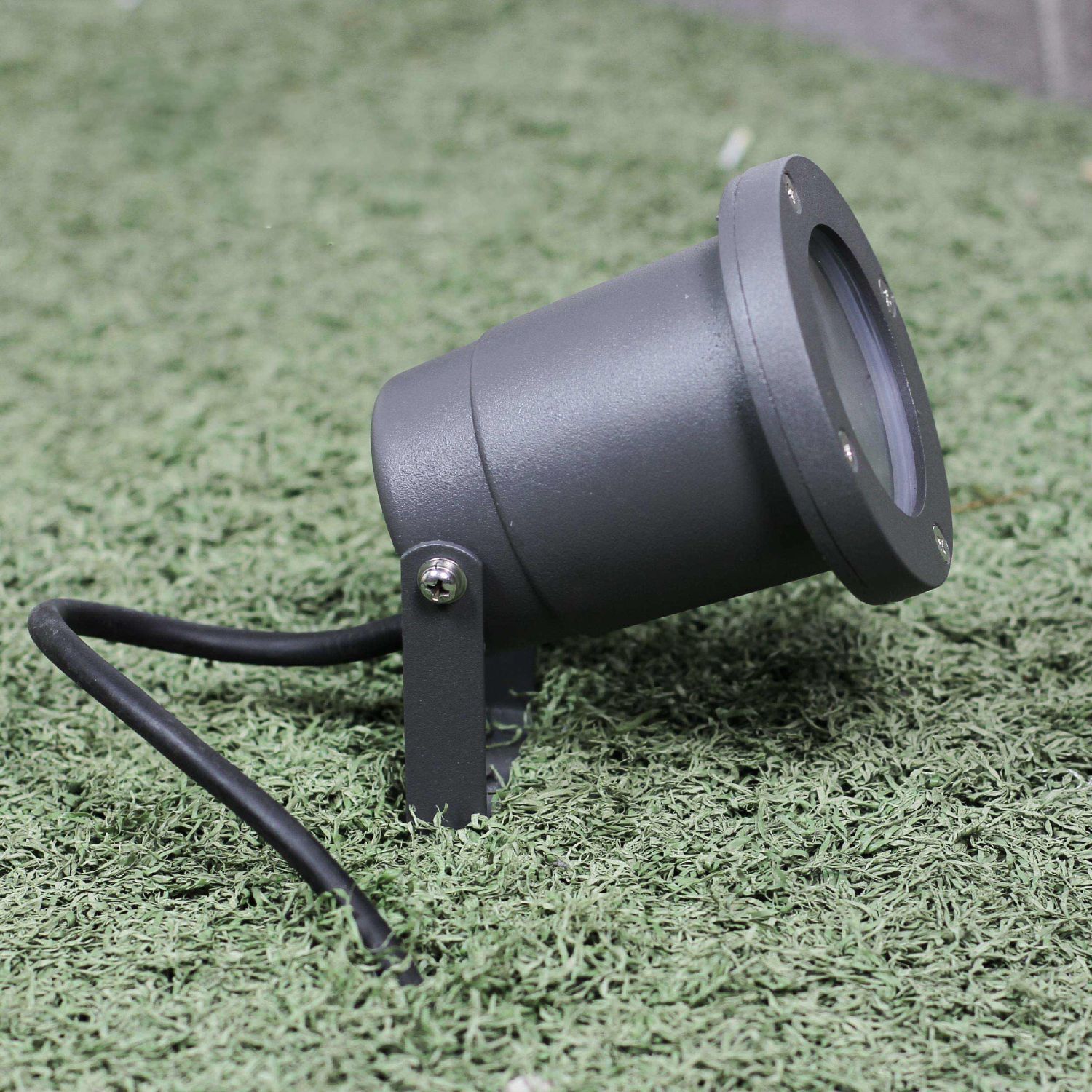 Projecteur de jardin Piquet de terre IP44 Anthracite réglable GU10