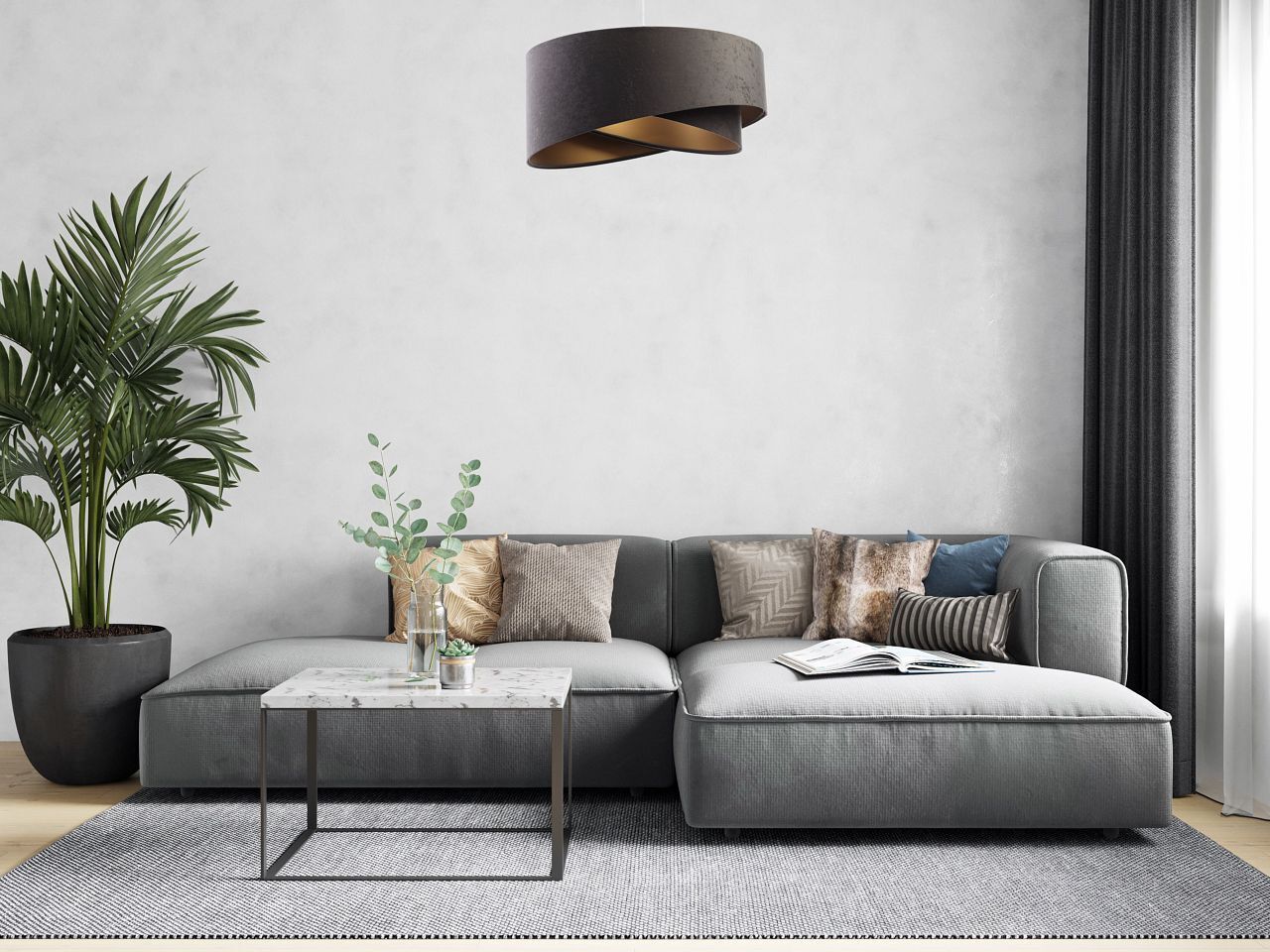 Moebel, Pflanze, Dekoration für Zuhause, Couch