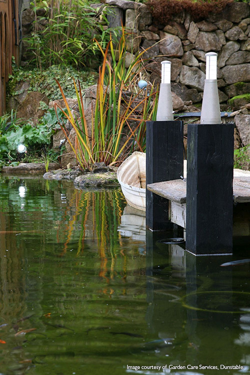Borne d'éclairage LED IP54 Argent 37cm Aluminium Moderne