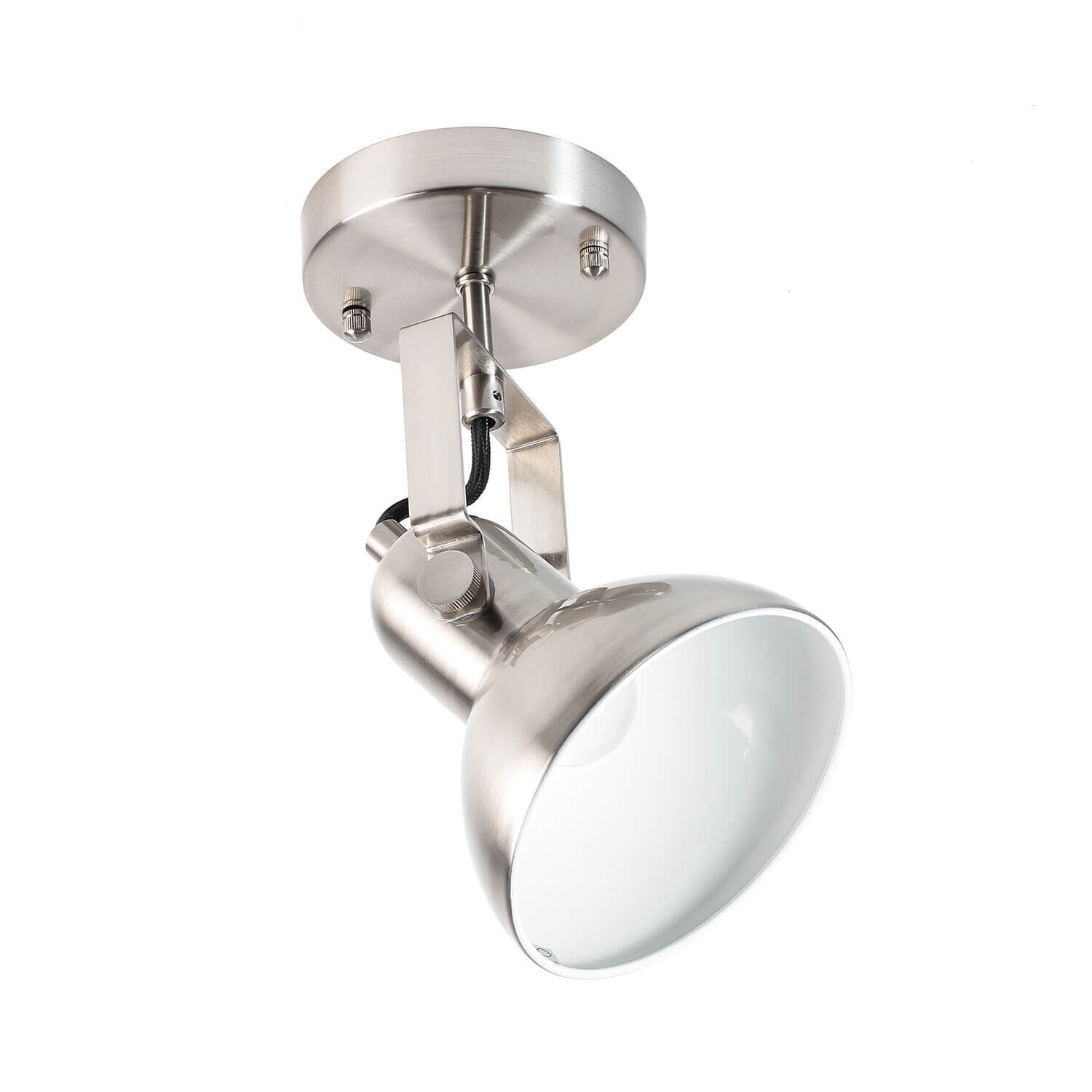 Spot pratique DALLAS rétro design métal E14 Beleuchtung