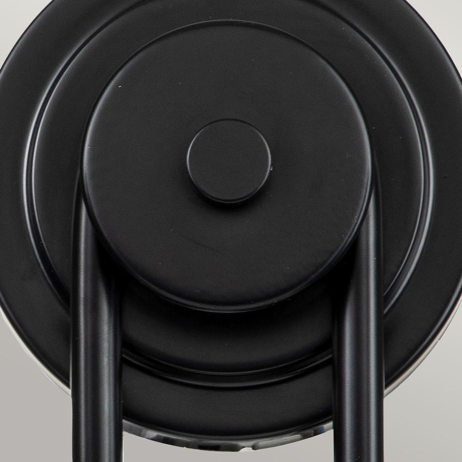Applique Noir Métal H : 27 cm E14 2 flammes Moderne