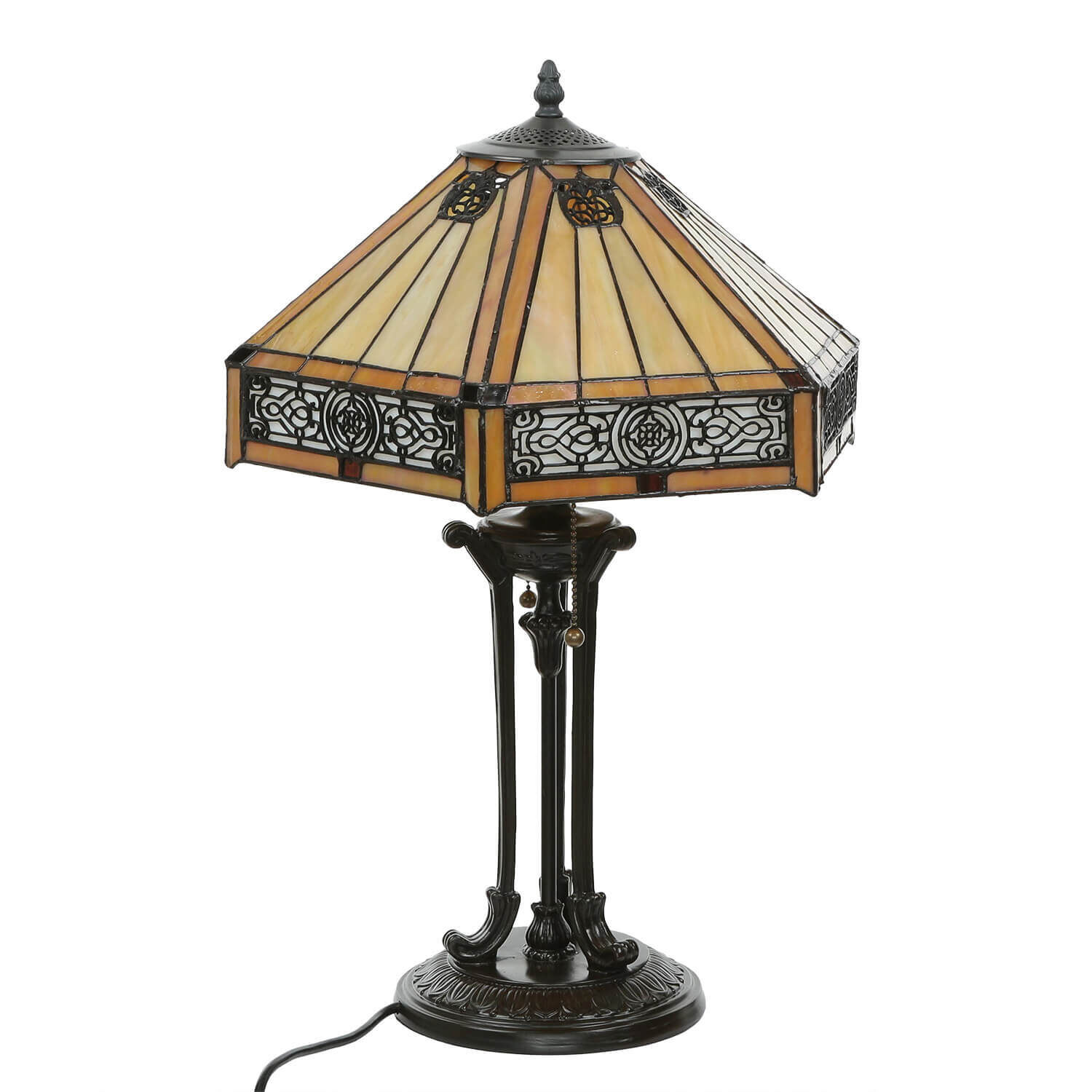 Lampe de table FARFALLA 4 H:59cm Tiffany Salon