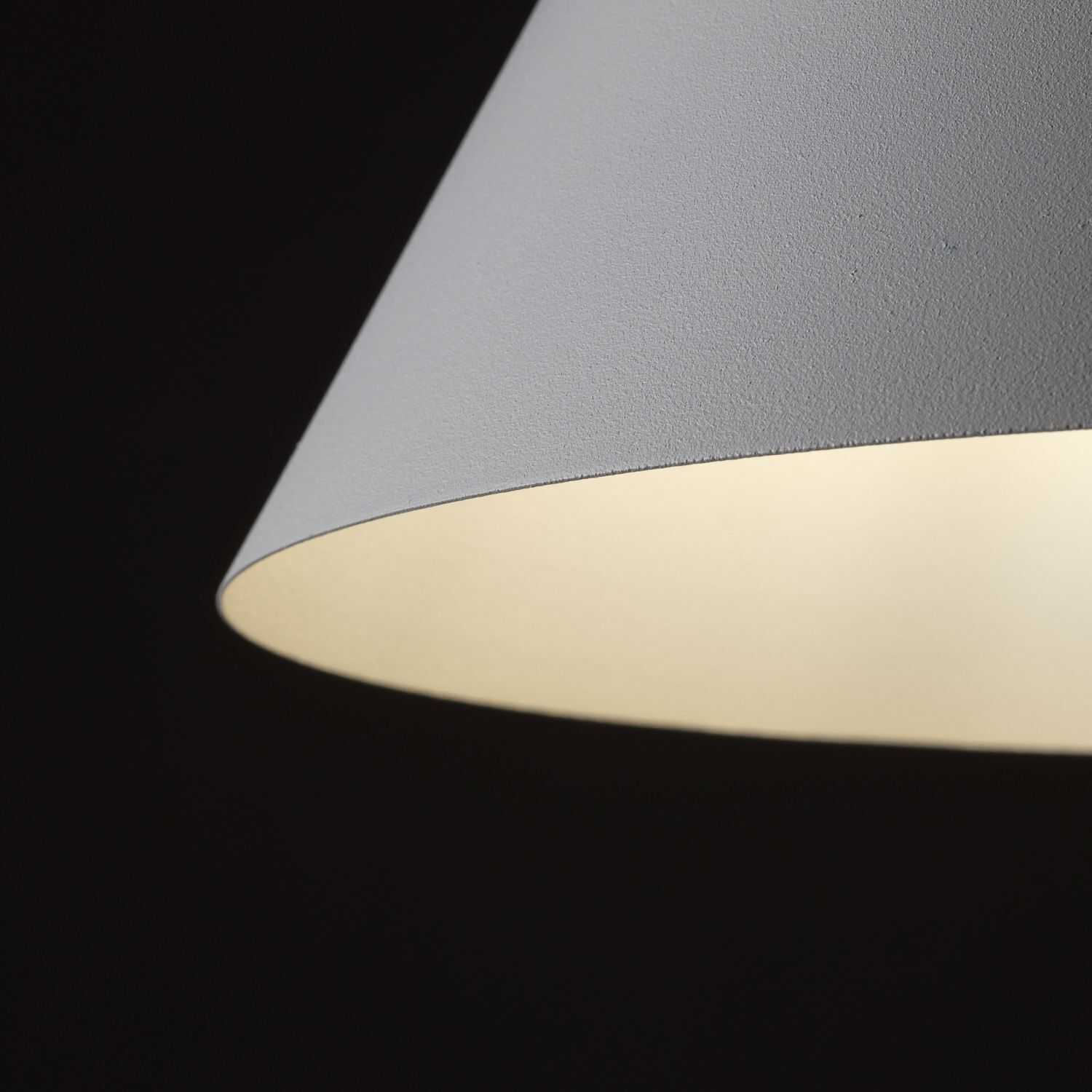 Suspension Blanc Métal Ø 25 cm H : max. 160 cm E27 Retro