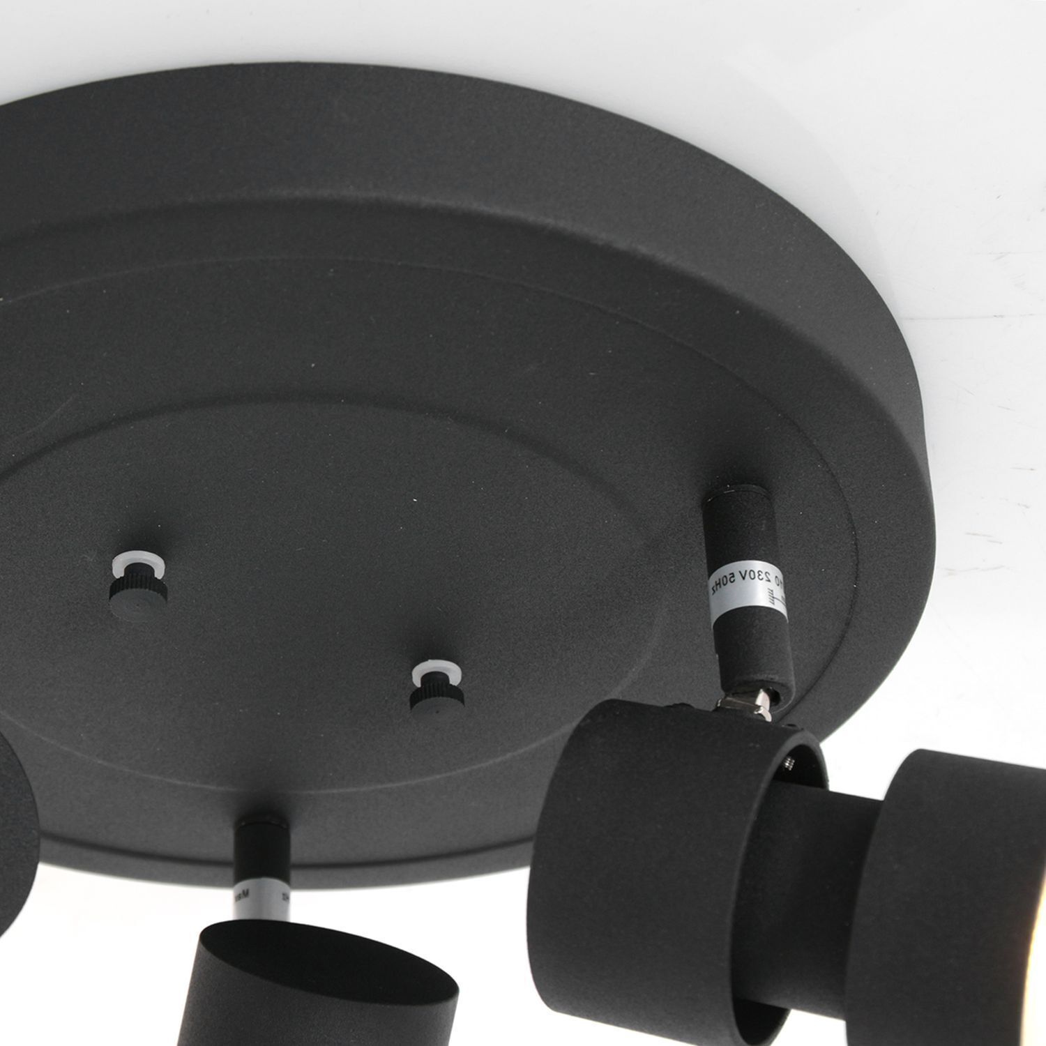 Spot de plafond ajustable noir Ø27,5 cm incl. GU10