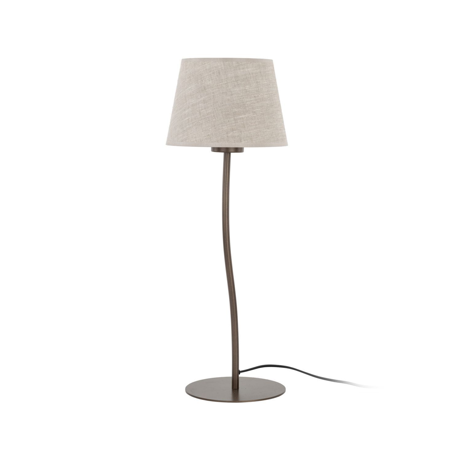 Lampe de table chambre d'enfant 37 cm métal tissu petit E27