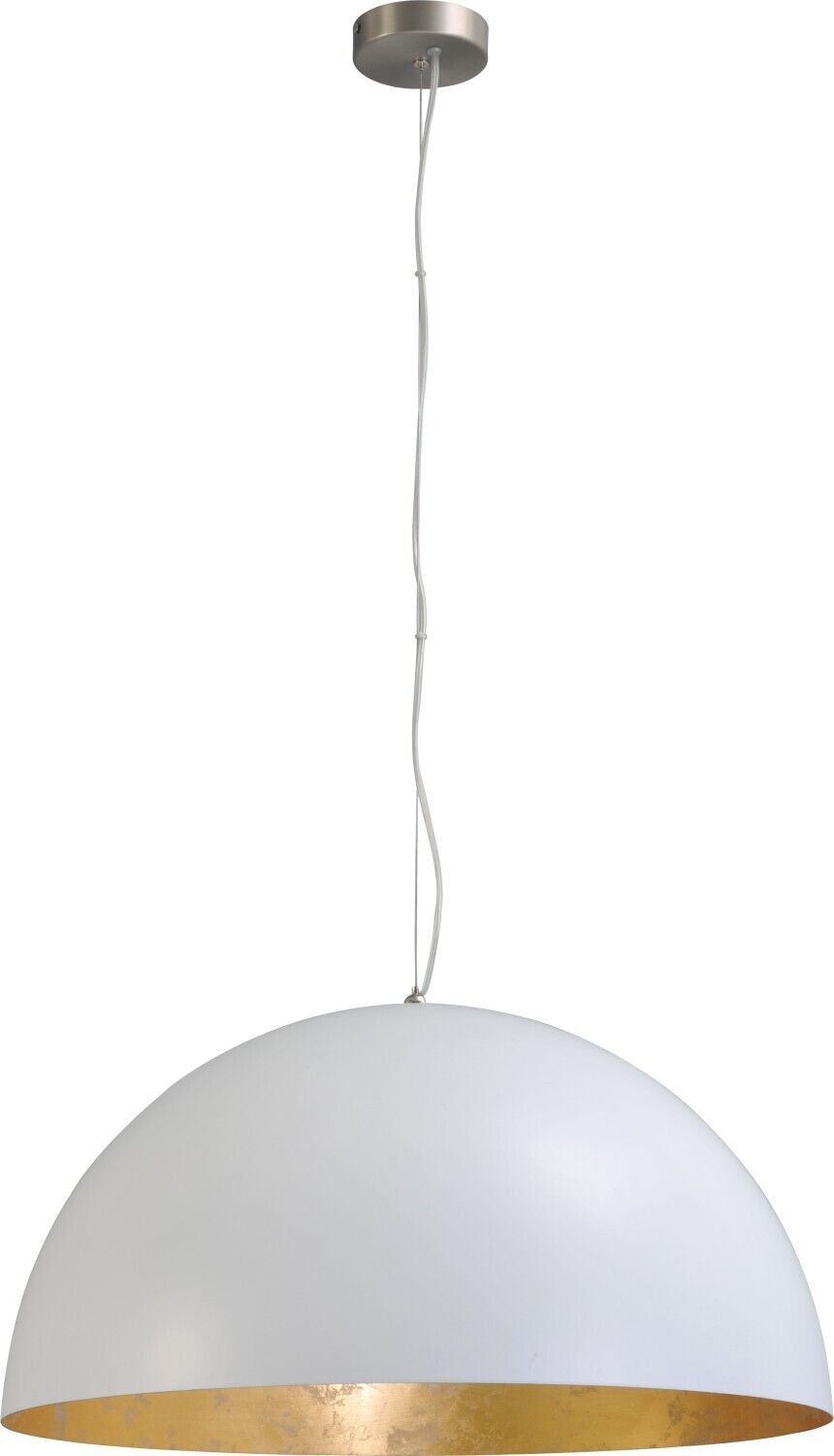 Suspension Blanc Or Ø60cm Artisanat LARINO