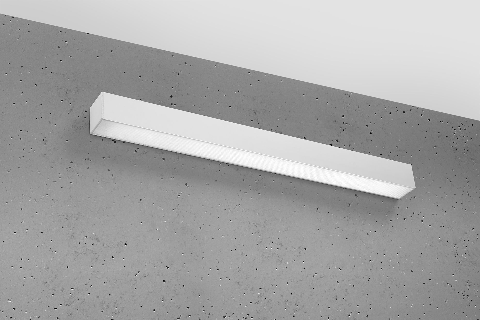 LED Downlight Applique grise 67 cm 4000 K 2080 lm étroite