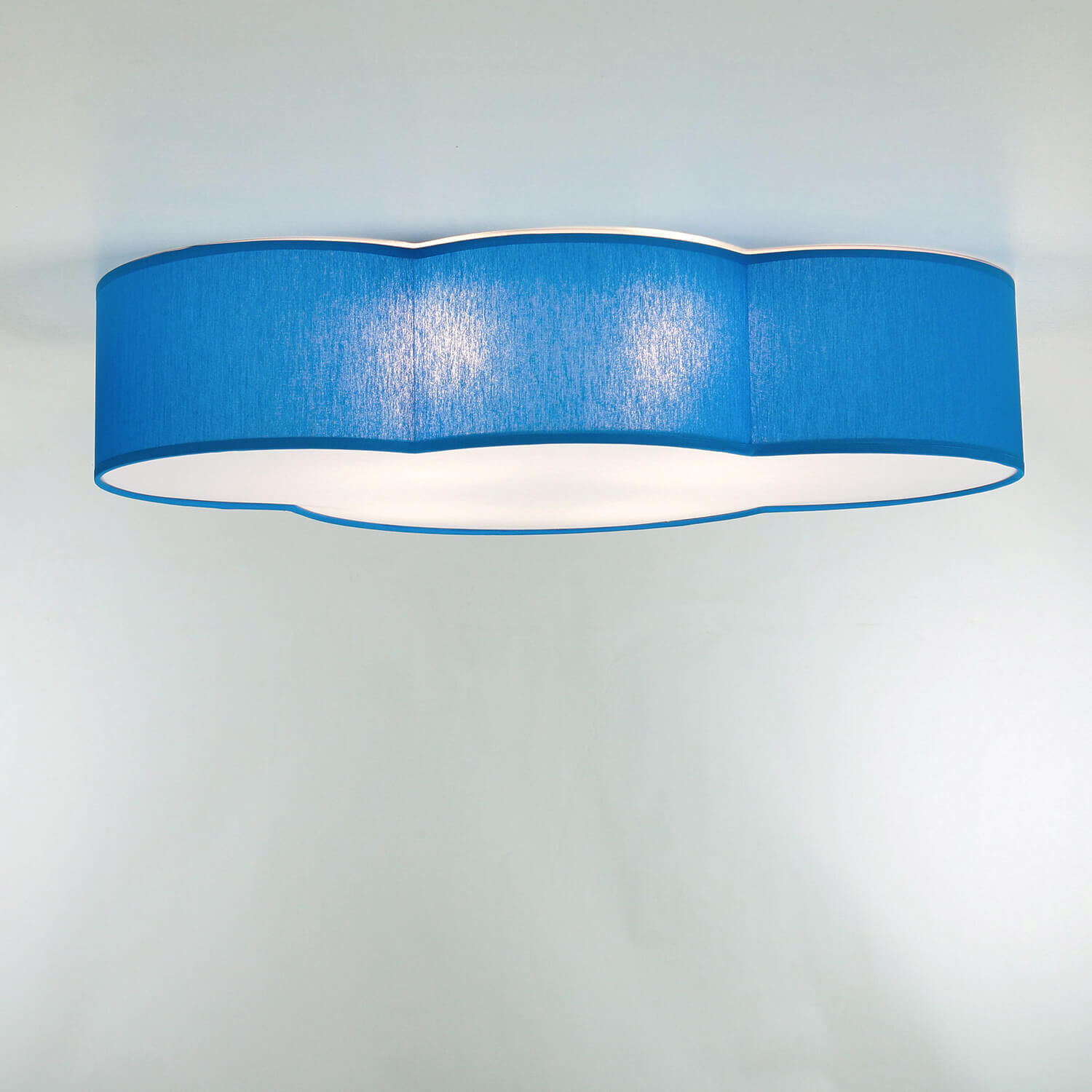 Lampe de plafond pour enfants Nuage bleu 4-flmg mignon