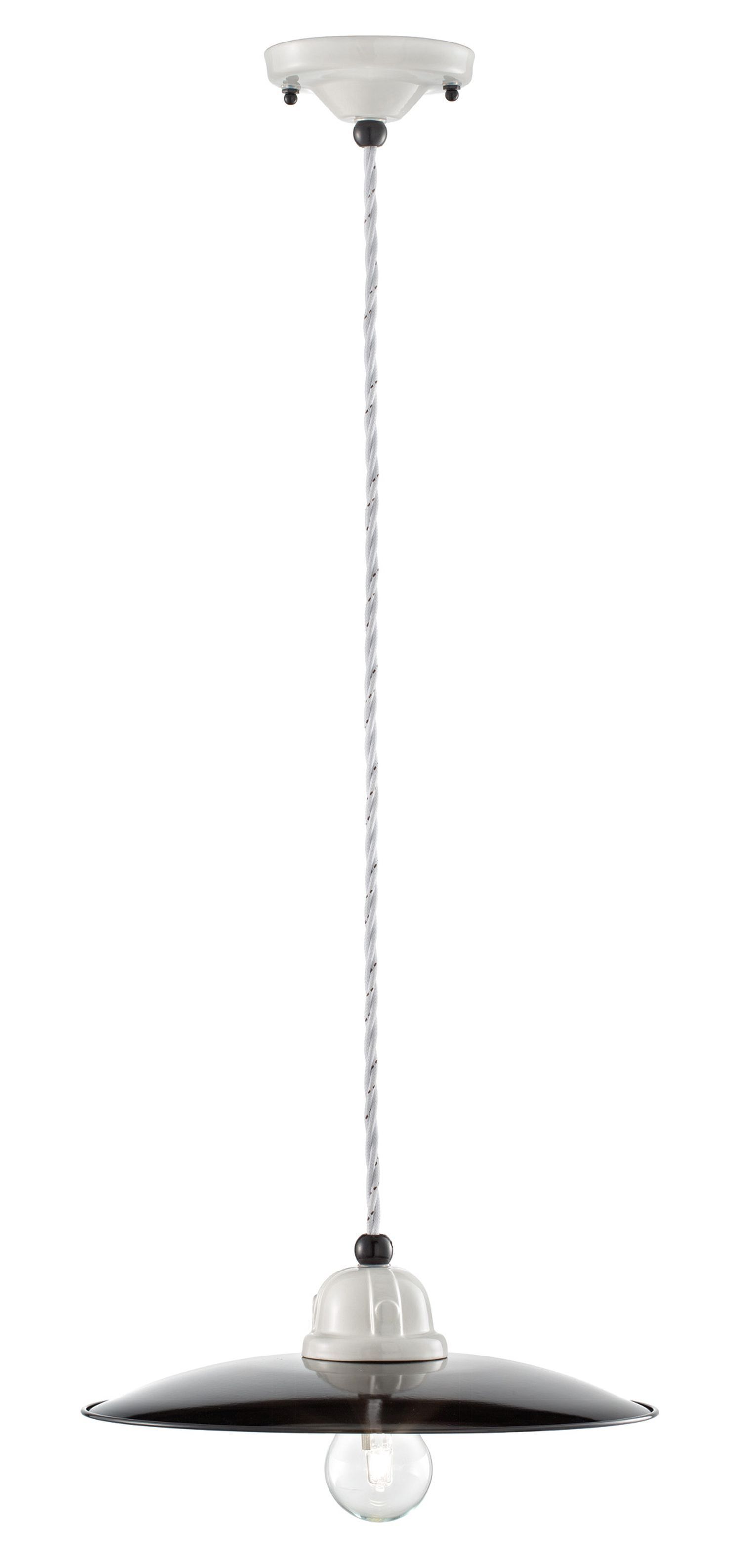 Suspension métal céramique E27 ronde Ø 25 cm SANDRA Leuchte, Lampe