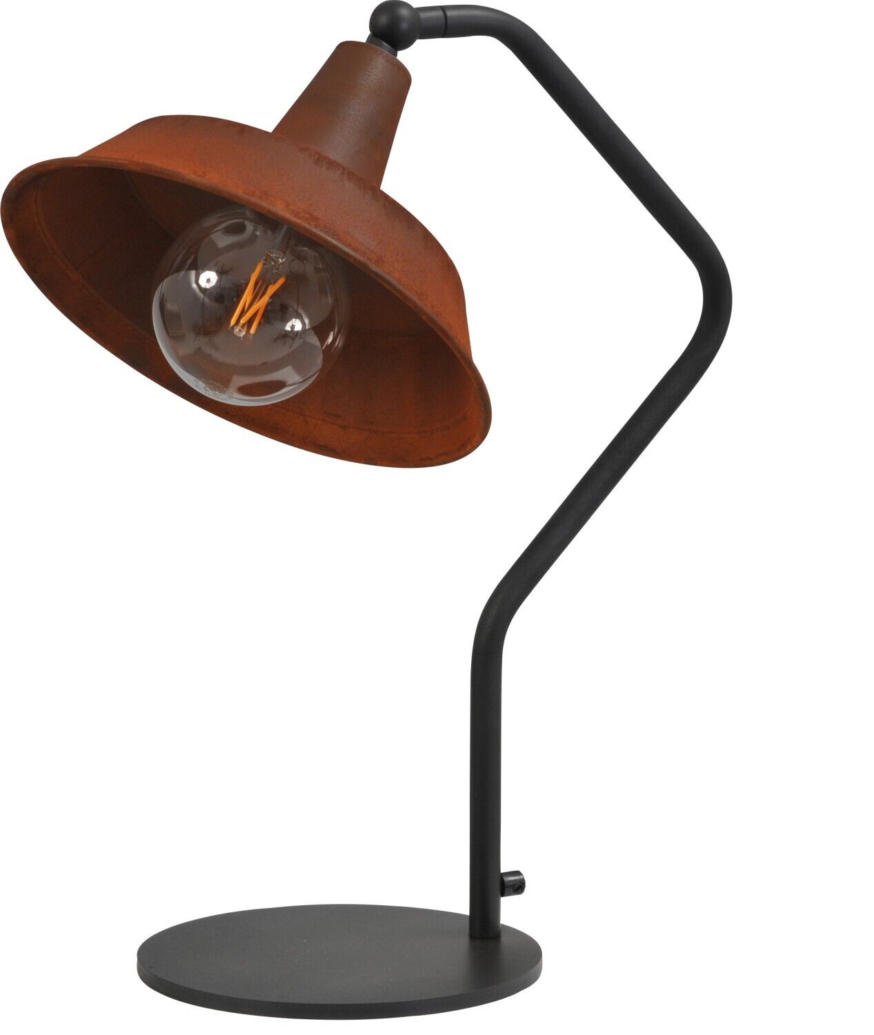 Loft Lampe de table PRATO brun rustique H53cm