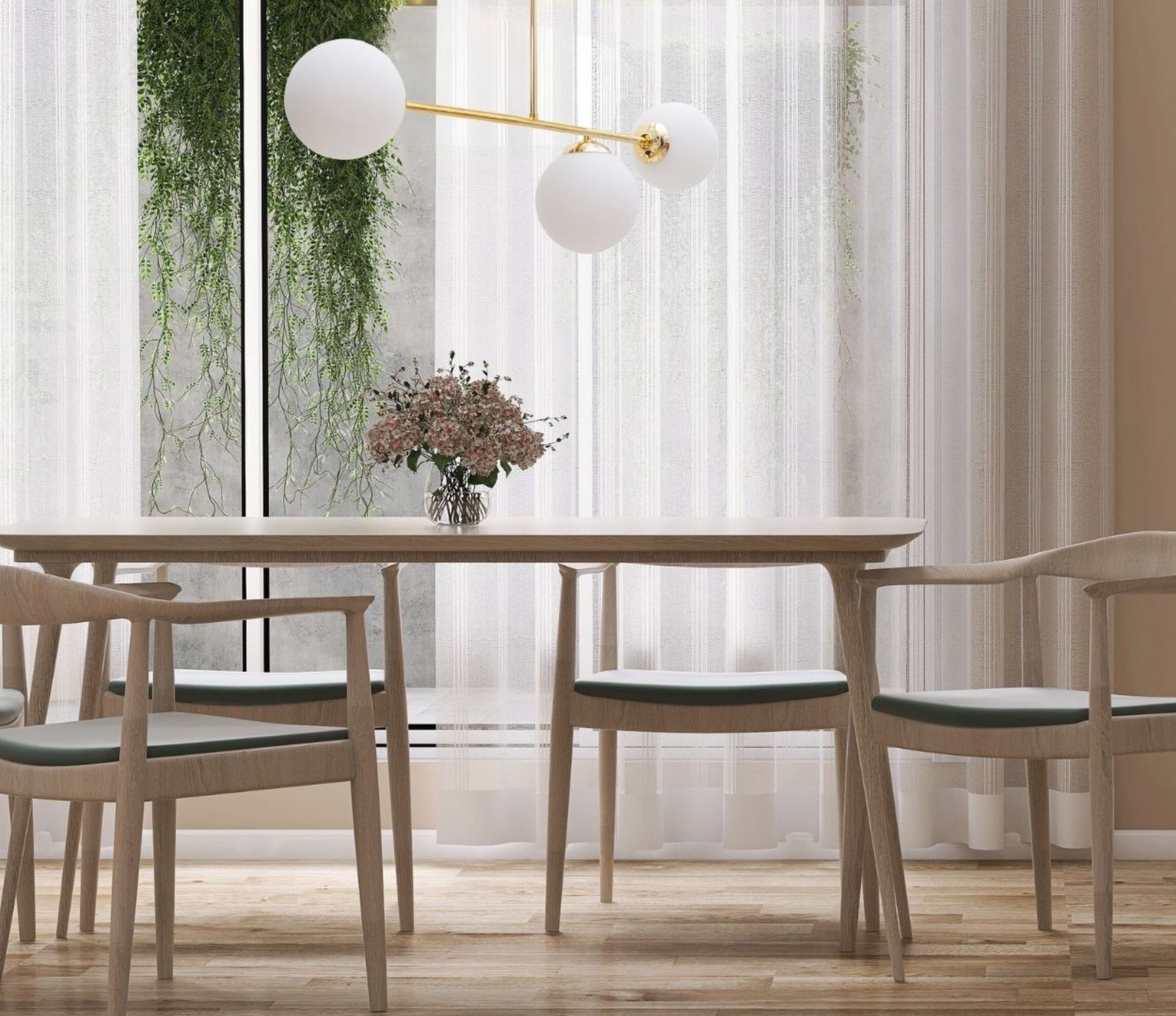 Lampe de plafonnier doré Boules de verre à faible éblouissement E27 métal Speisesaal, Esstisch, Tisch, Innenarchitektur, Tischplatte