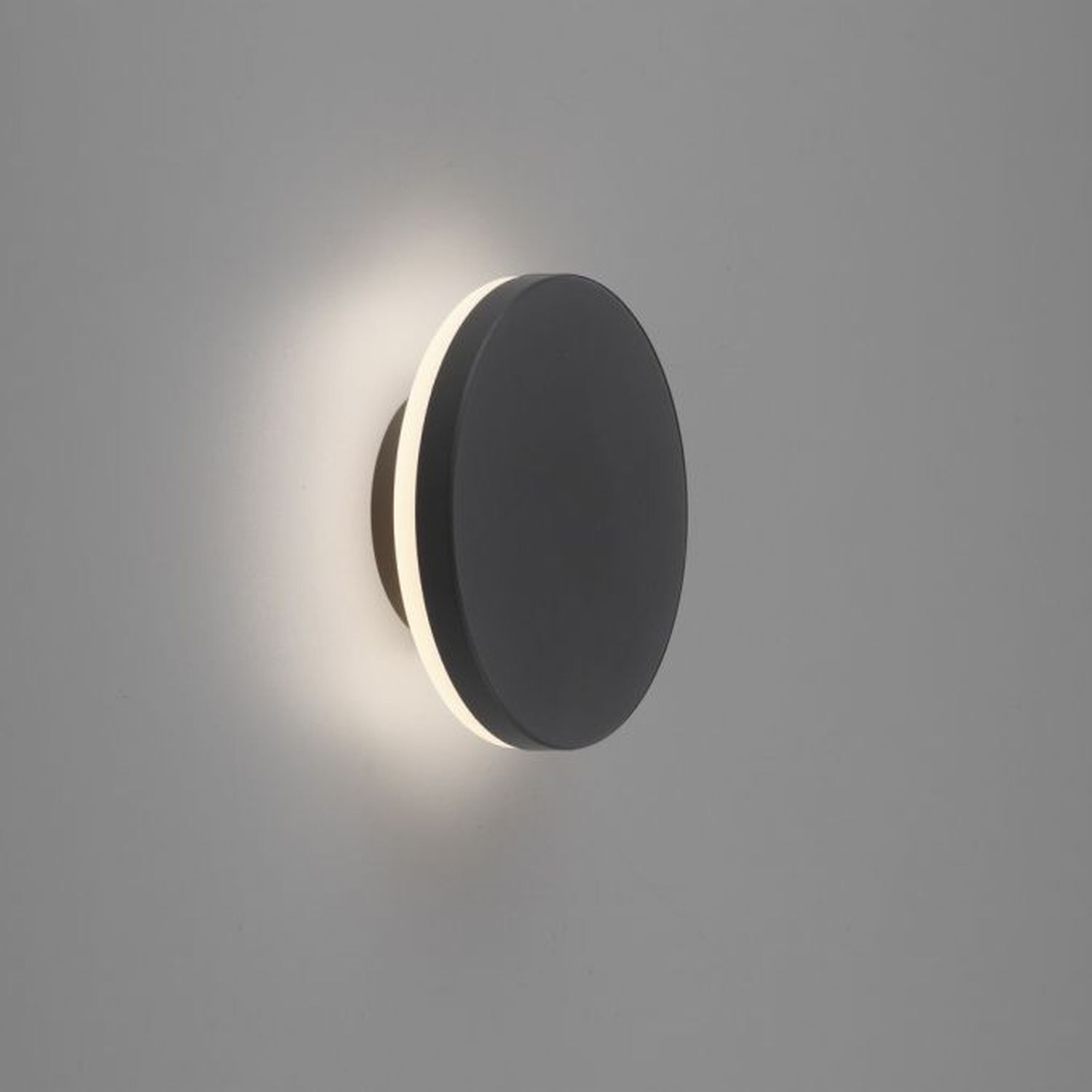 LED Wandleuchte außen Metall IP65 3000 K indirekt Sphäre