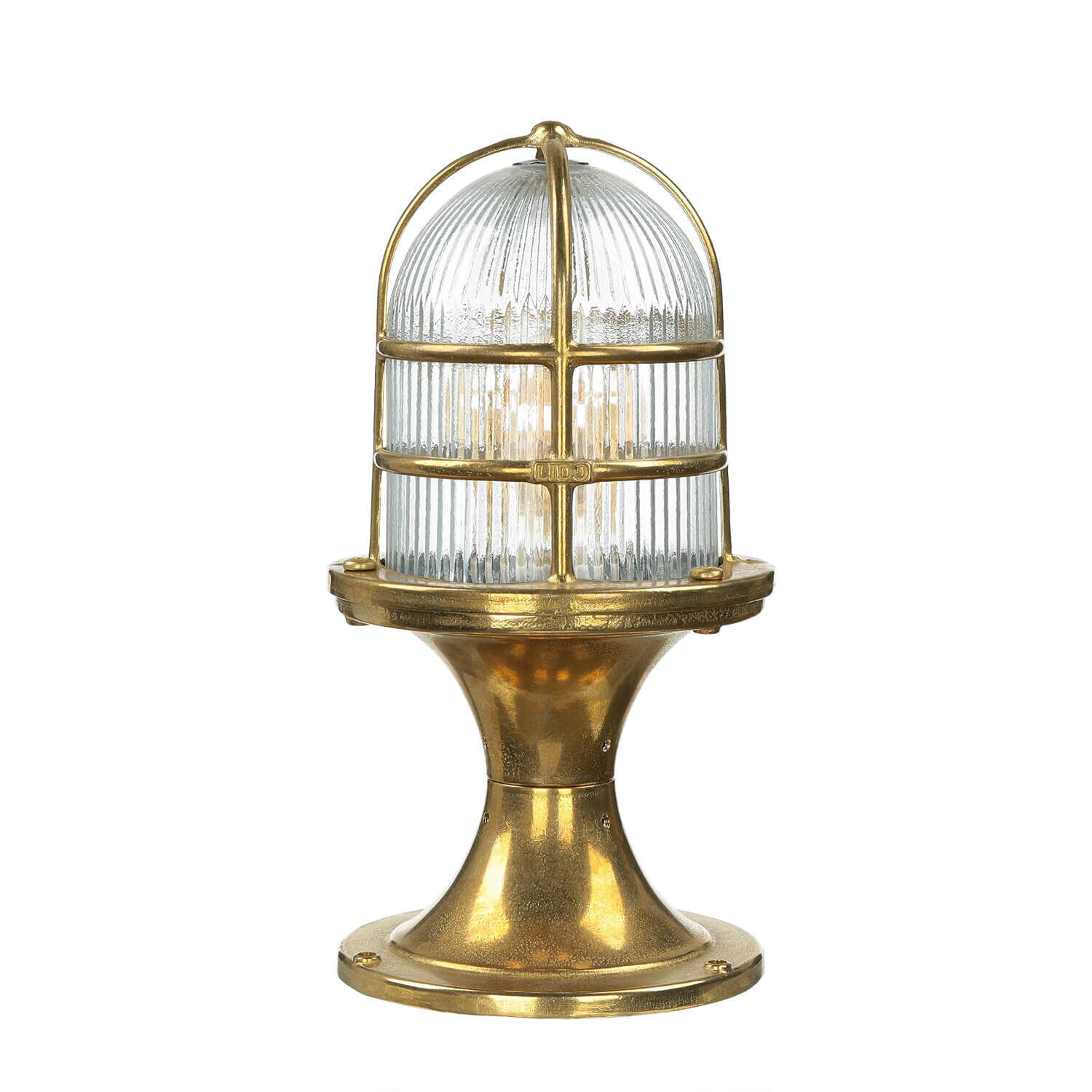 Noble lampe de jardin FESTOS Laiton Maritim H:30cm