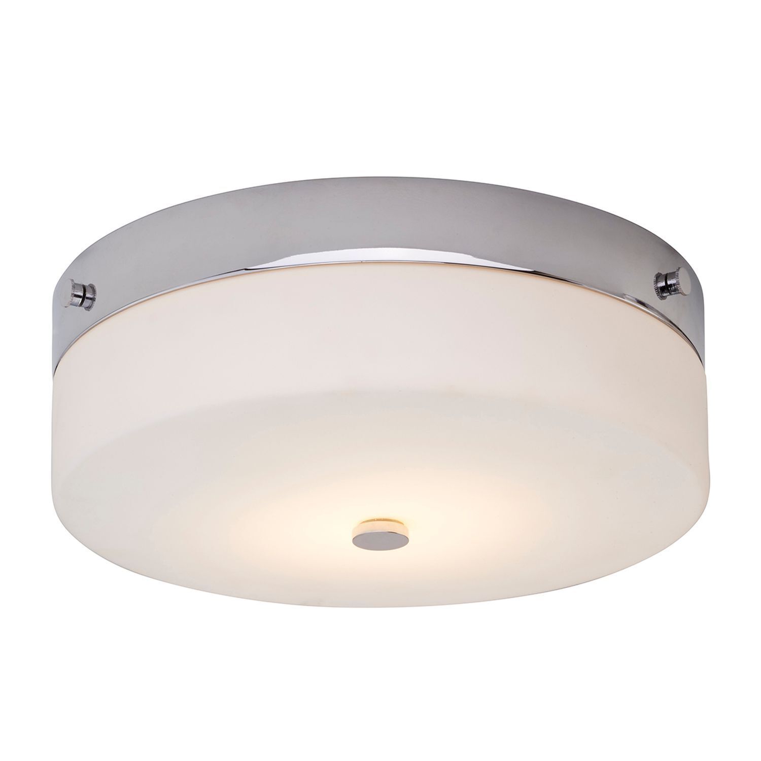 Plafonnier LED salle de bain chrome IP44 Ø30cm Lampe JANJA