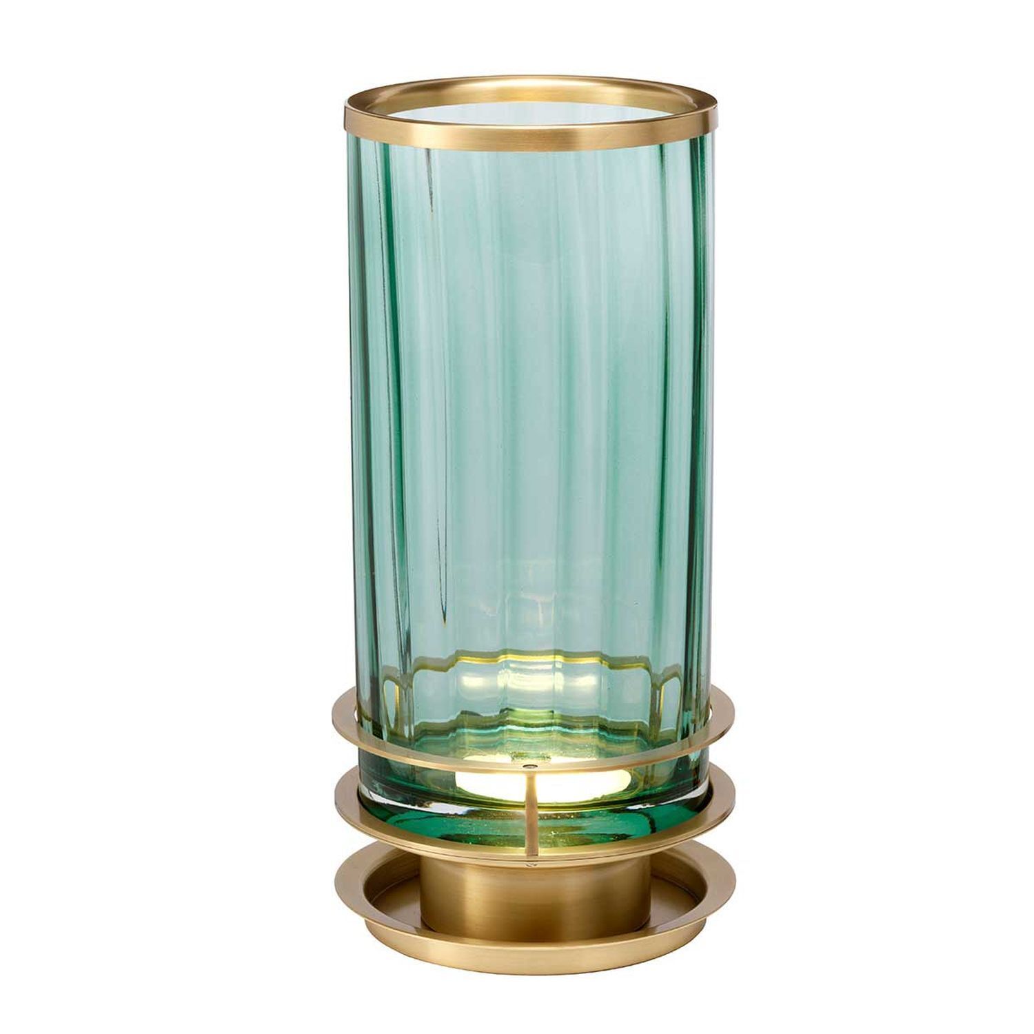 Lampe de table métal verre 36,4 cm de haut avec GX53 LED 3000 K