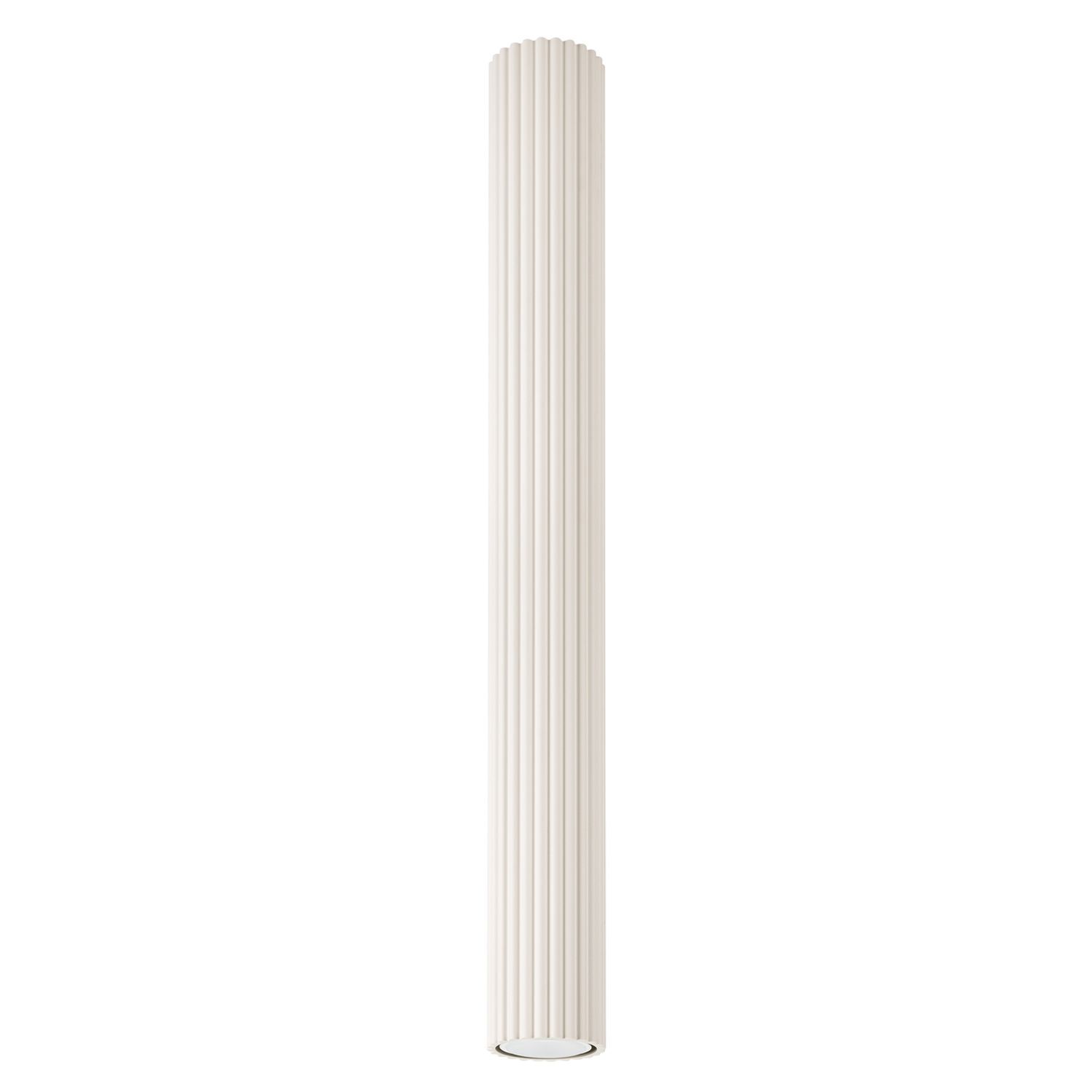 Spot à poser métal Ø 6,5 cm H : 60 cm GU10 en crème Moderne