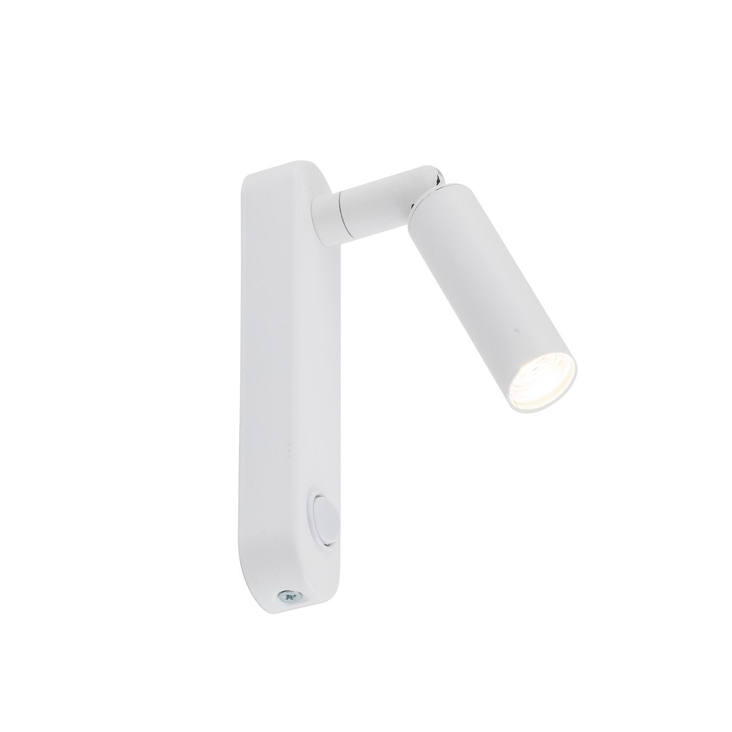 Applique avec interrupteur H : 22 cm orientable Blanc Métal G9