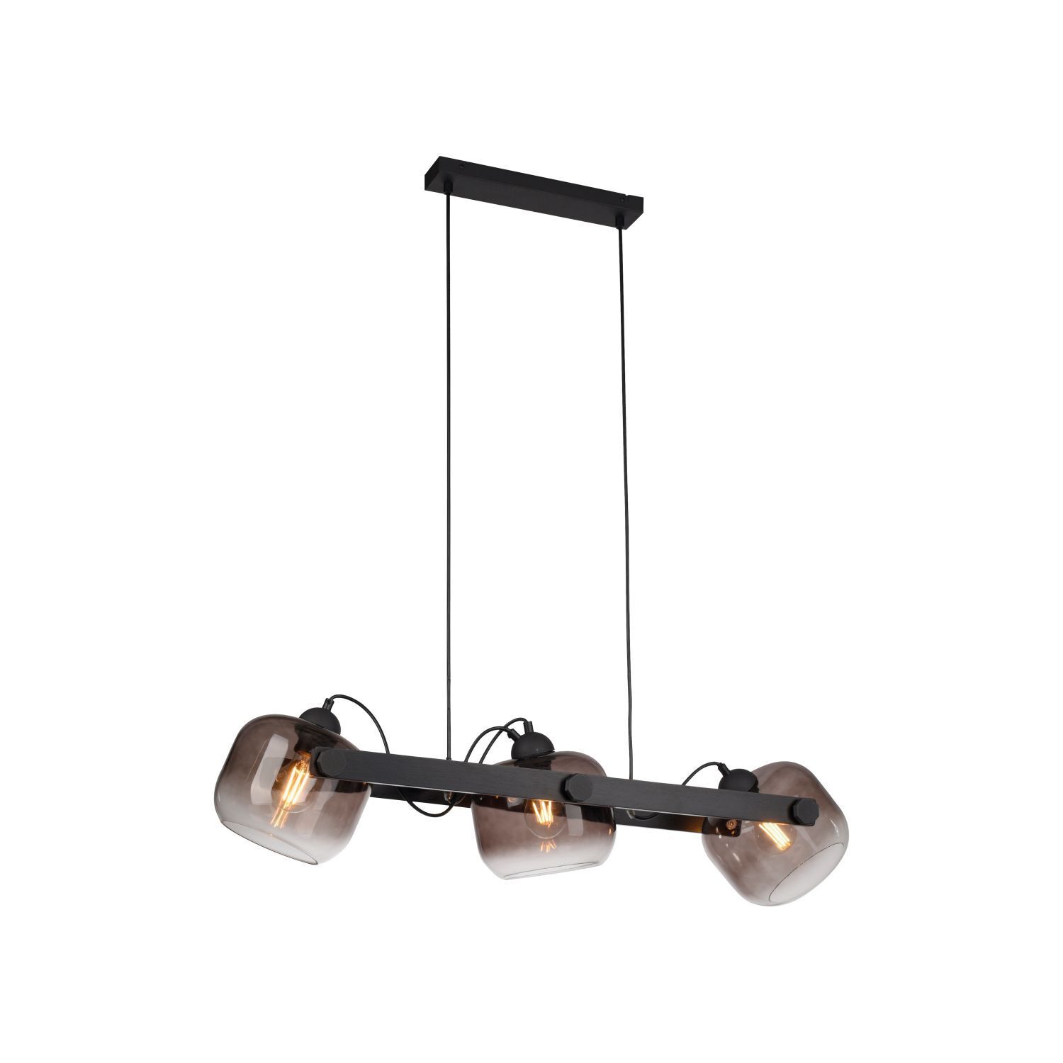 Blendarme Lampe à suspendre verre métal E27 90 cm orientable