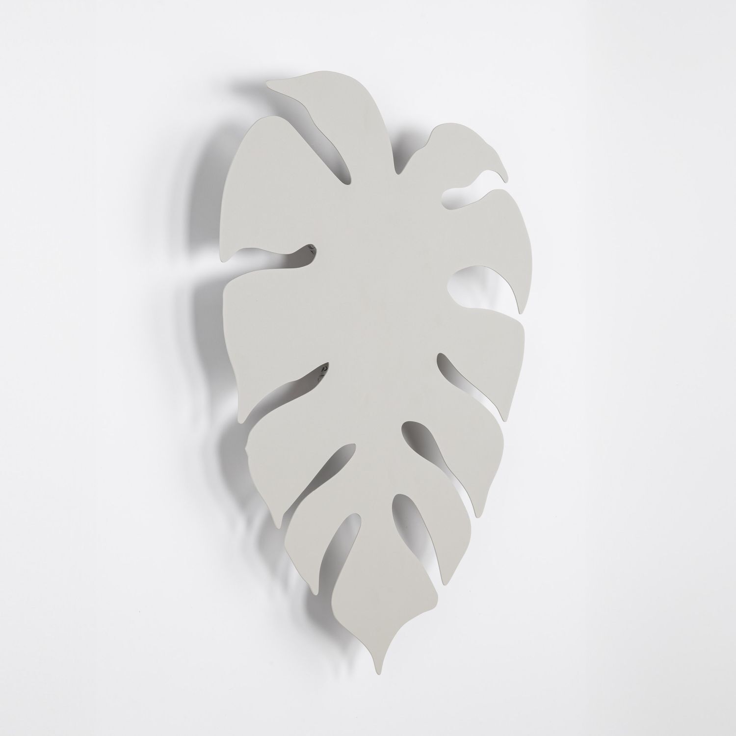 Applique blanche lumière indirecte métal H : 54 cm 4x G9 feuille