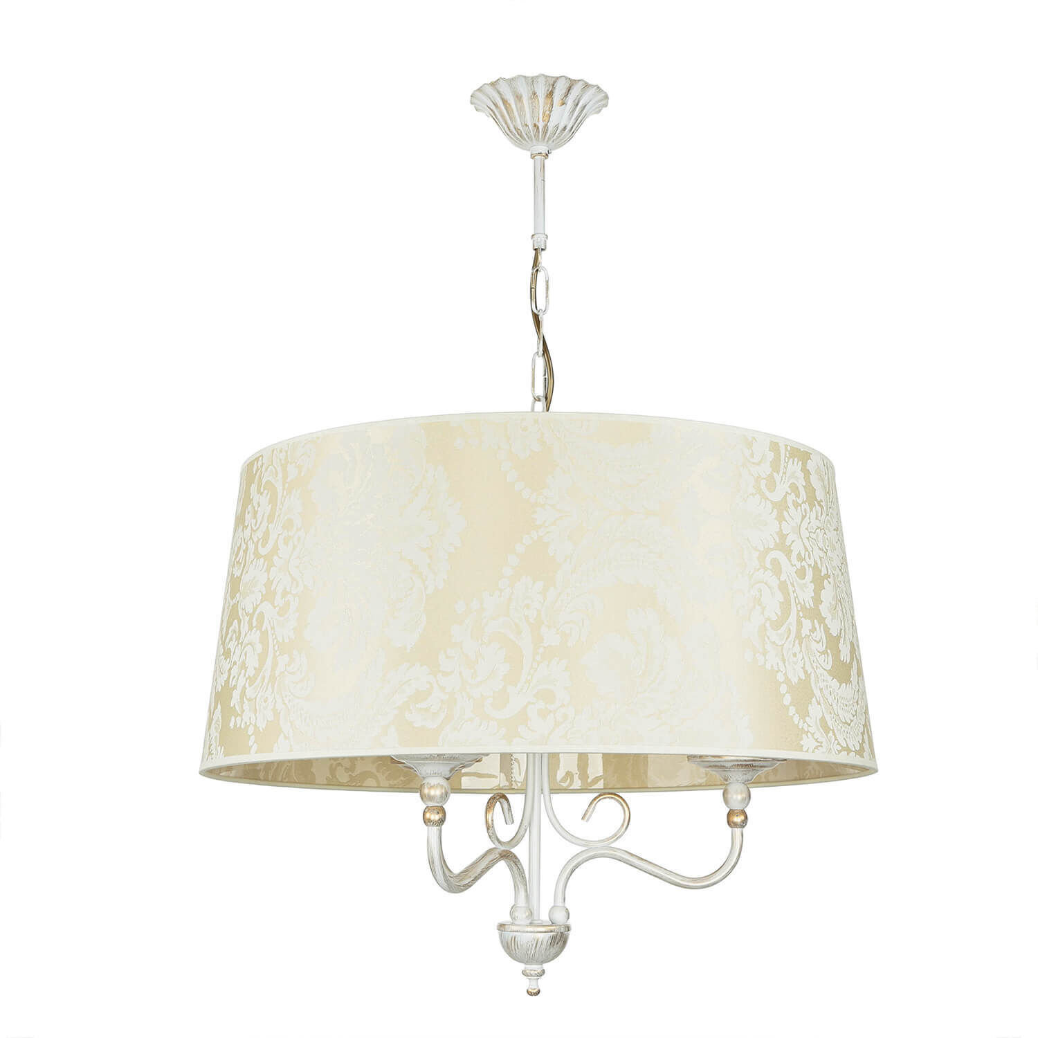 Tissu Lampe à suspendre avec motif baroque GANARA Lampe