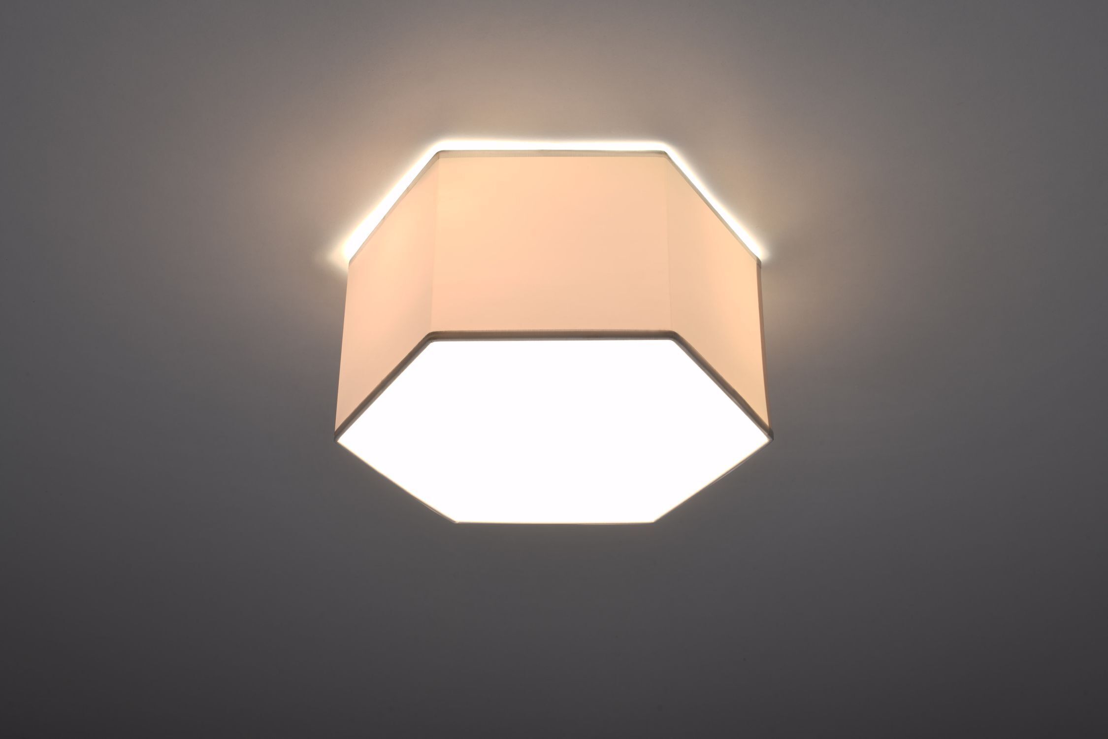 Plafonnier Blanc L : 30,5 cm petit 2x E27 Moderne faible éblouissement