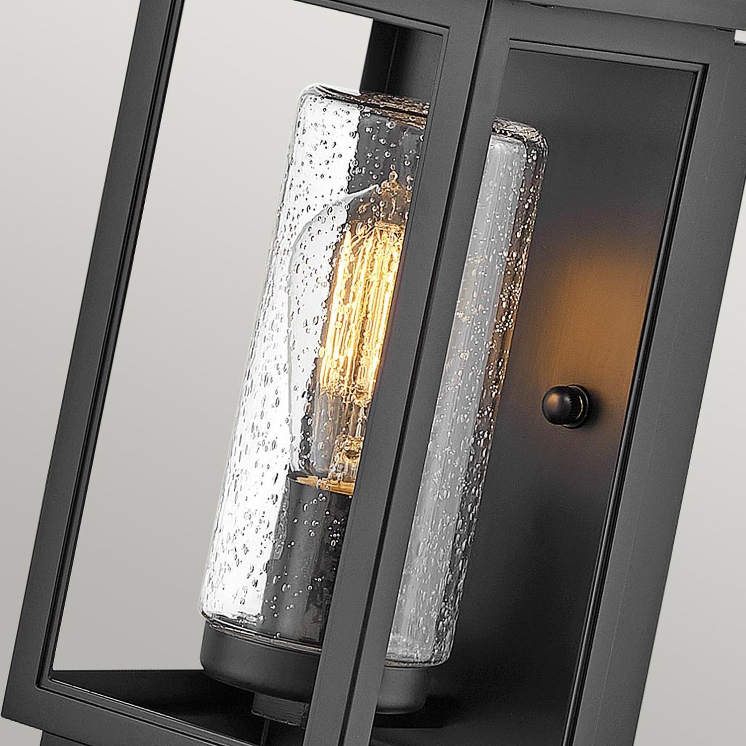 Laternelampe, Glasplatte, Edison-Glühbirne, Kastenlampe, Feine Beleuchtung