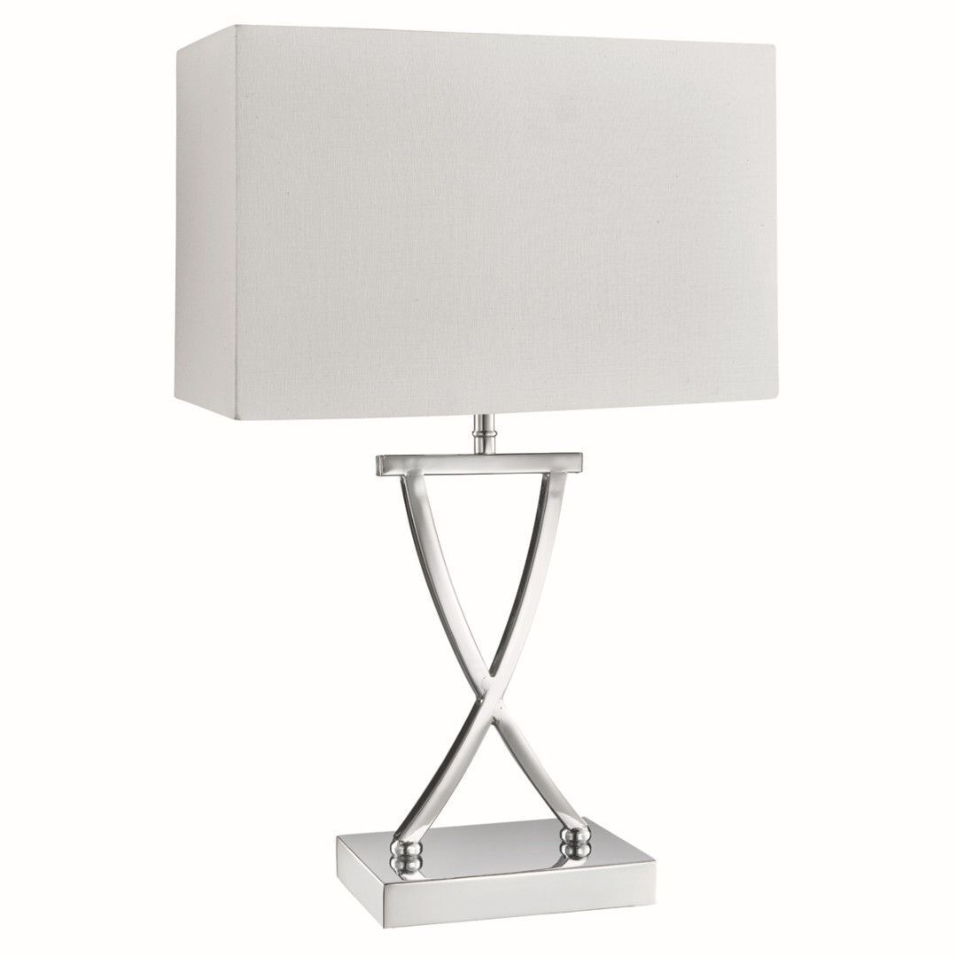 Lampe de table moderne en blanc